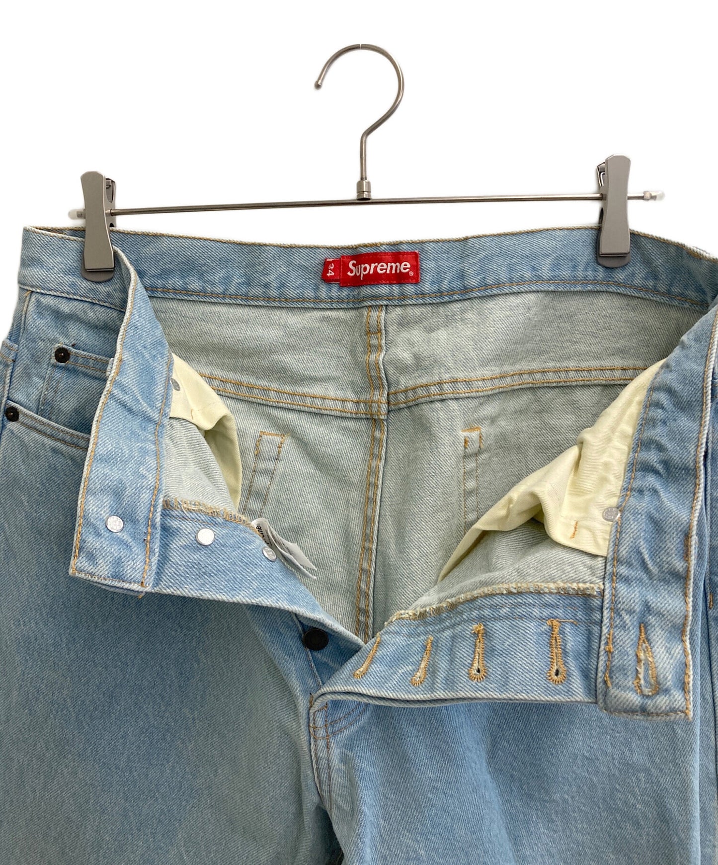 [Pre-owned] SUPREME Washed Regular Jeans