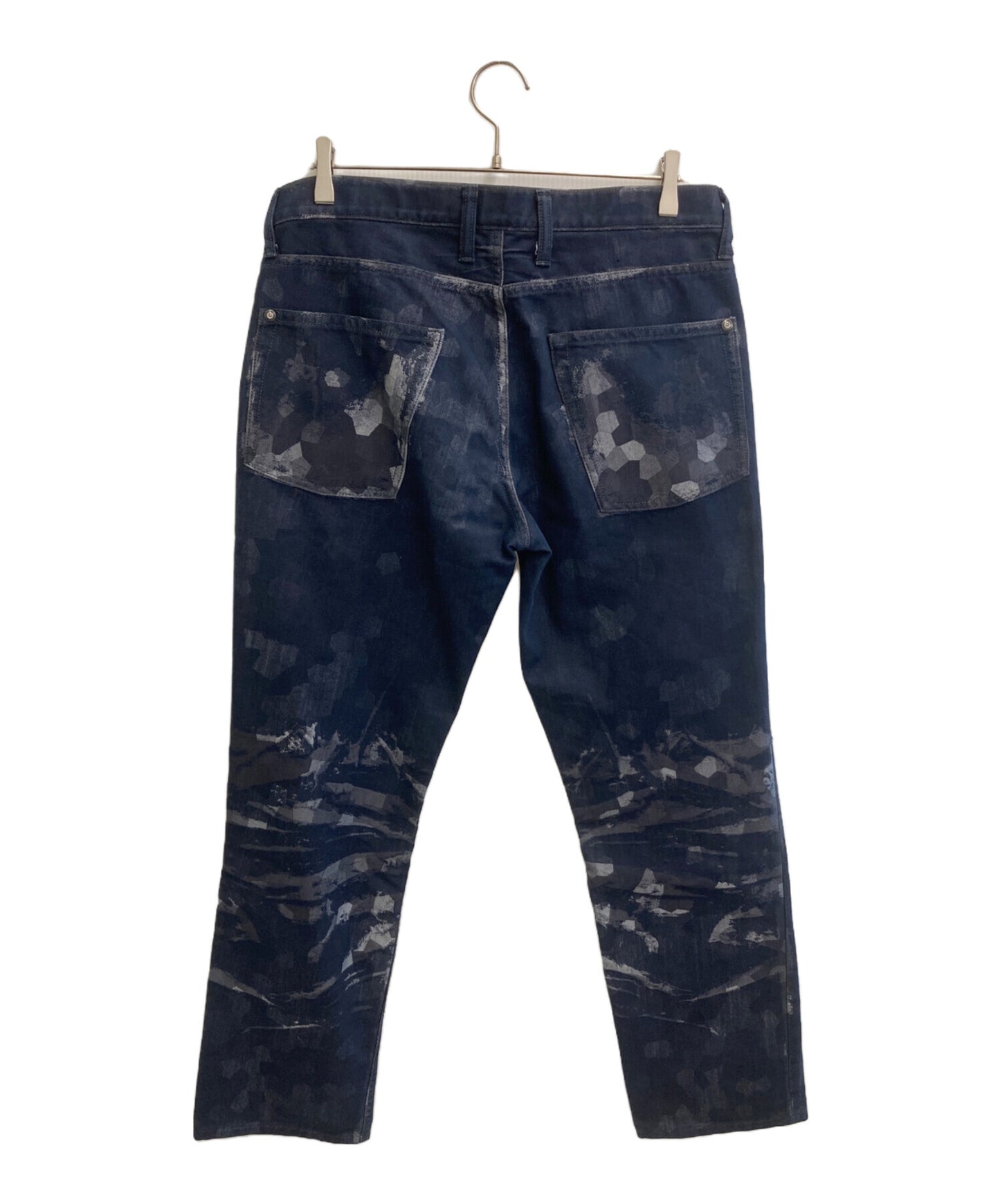 [Pre-owned] ISSEY MIYAKE MEN painted denim pants ME41FF068