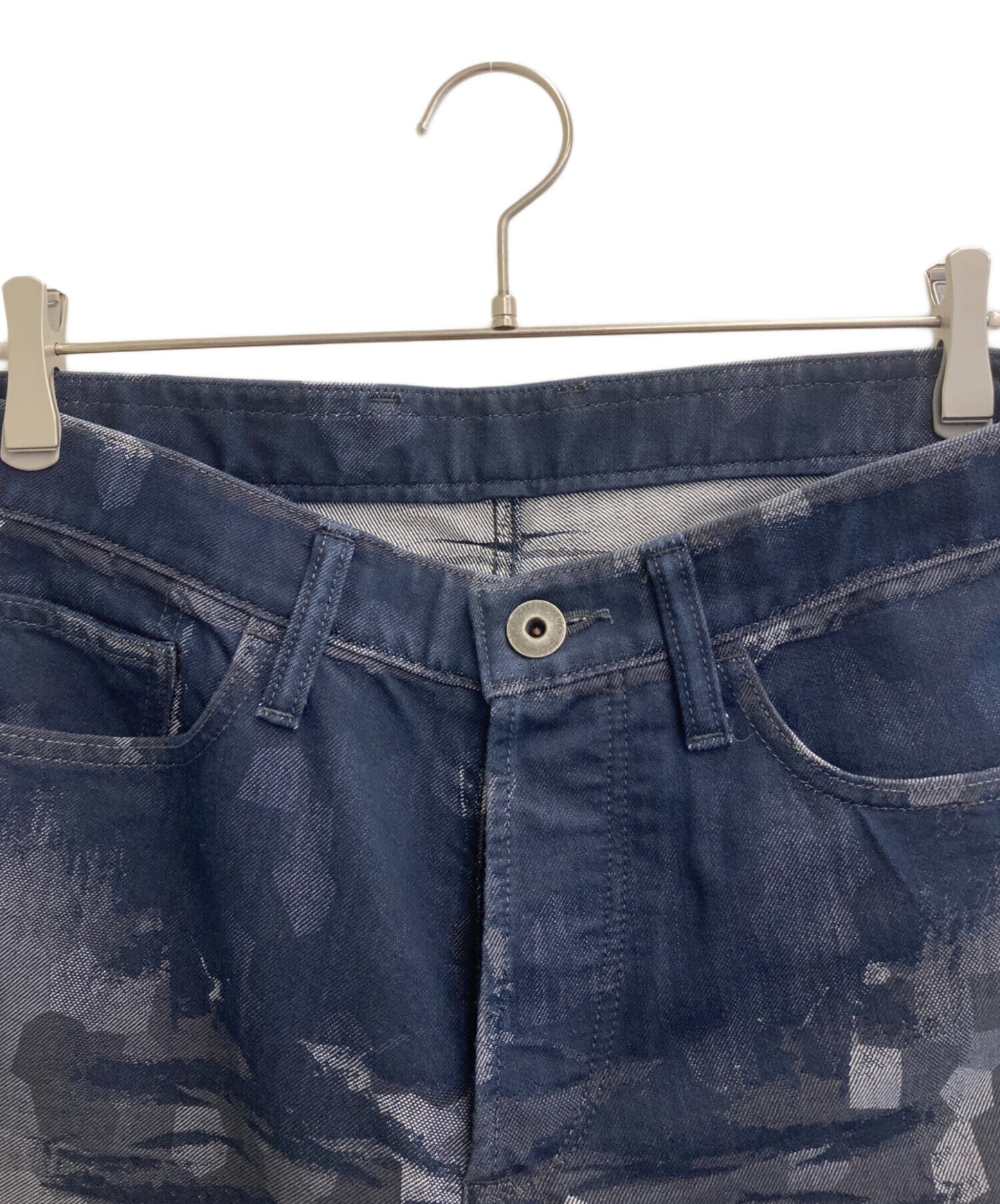 [Pre-owned] ISSEY MIYAKE MEN painted denim pants ME41FF068