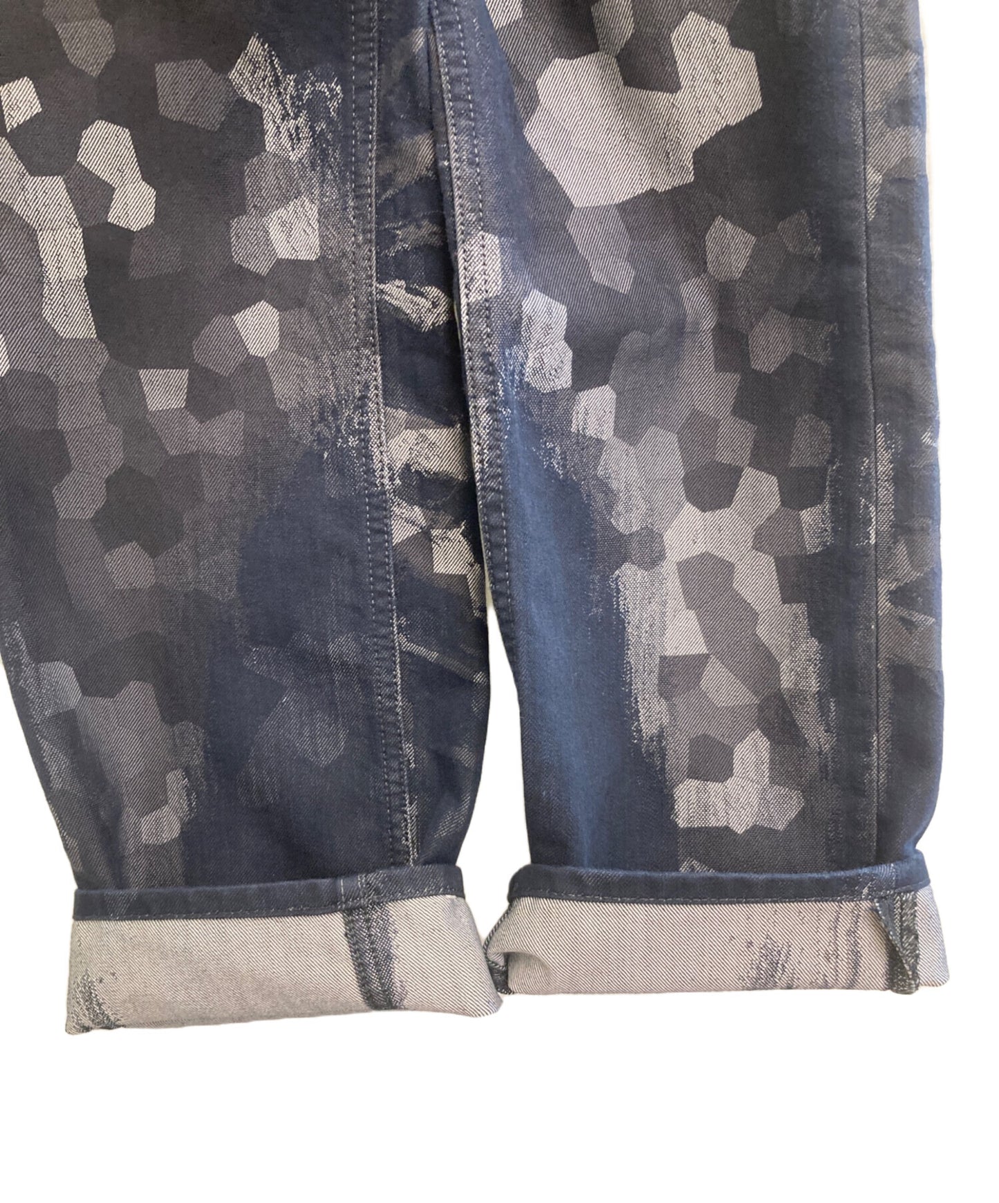 [Pre-owned] ISSEY MIYAKE MEN painted denim pants ME41FF068