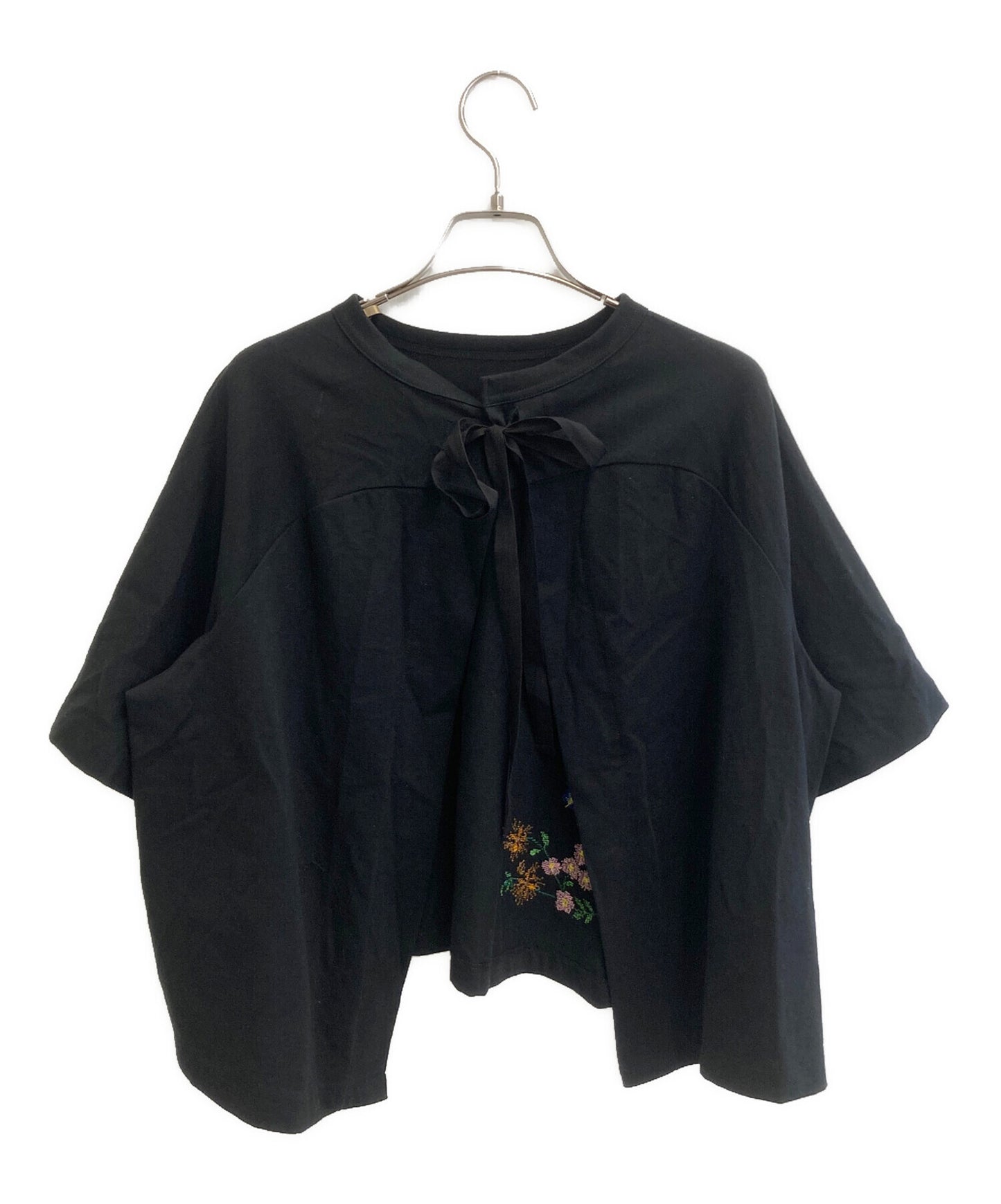 [Pre-owned] TAO COMME des GARCONS Cotton jersey, embroidery processing, short-sleeved cut and sewn TM-T016