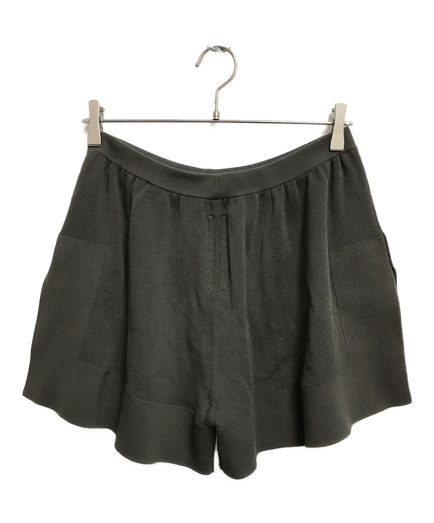 [Pre-owned] RICK OWENS mid rise cotton blend boxer shorts RO18F4677-CHCG