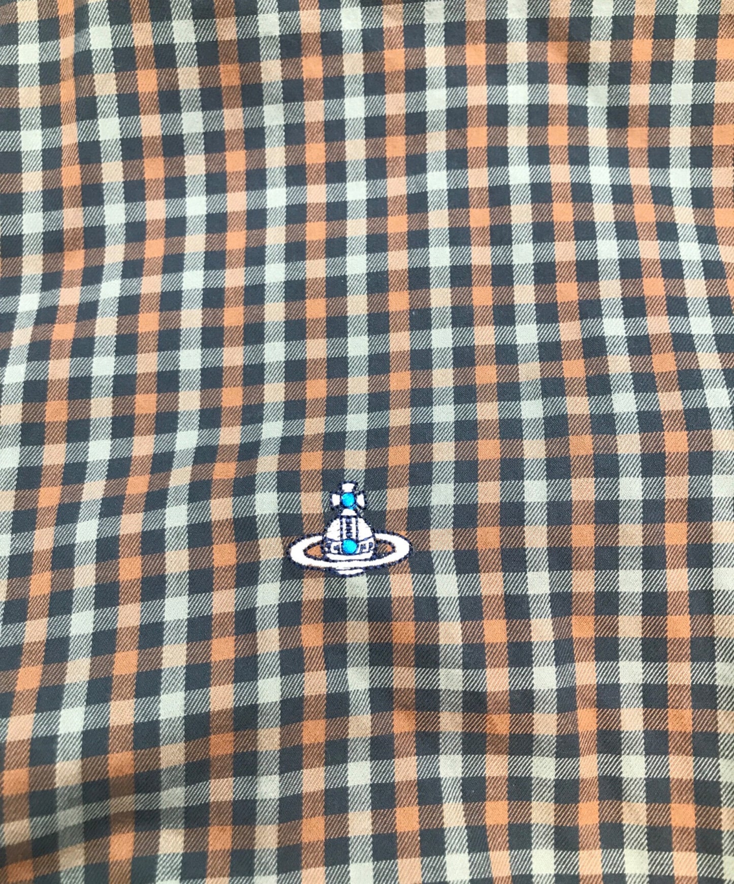 [Pre-owned] Vivienne Westwood man bow tie check shirt VW-WR-72205