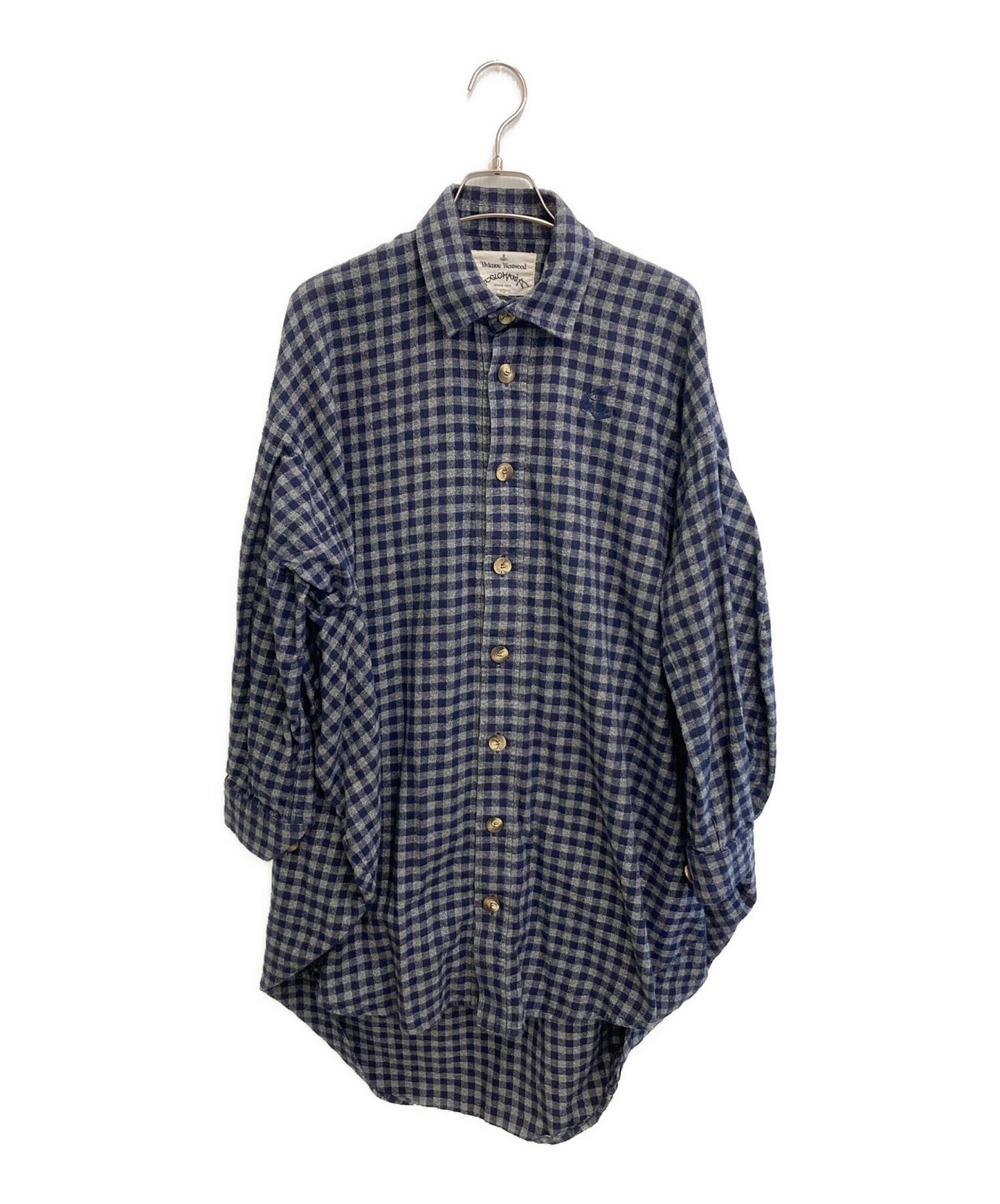 [Pre-owned] Vivienne Westwood ANGLOMANIA Gingham Shirt Dress 15-01-582017