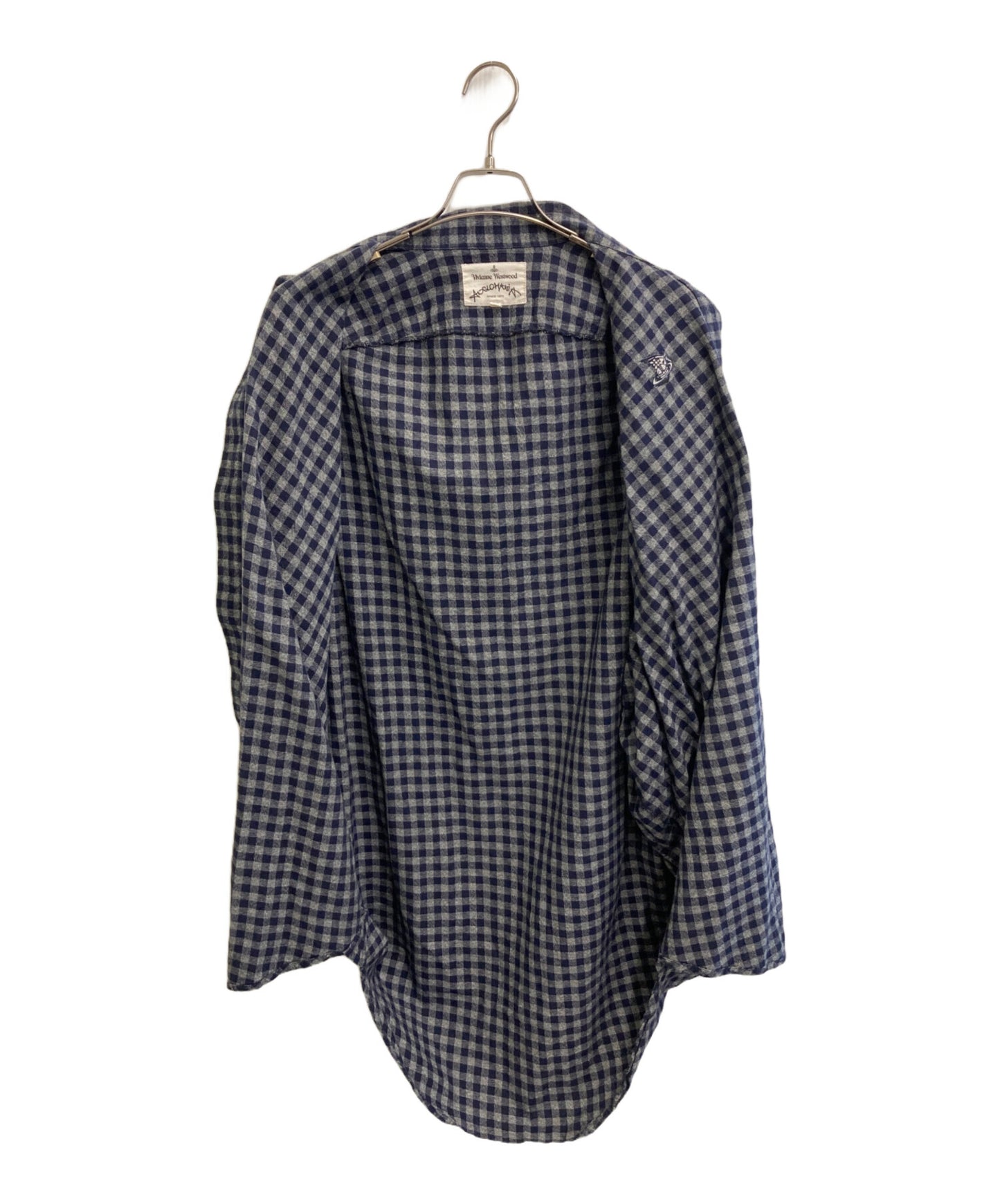 [Pre-owned] Vivienne Westwood ANGLOMANIA Gingham Shirt Dress 15-01-582017