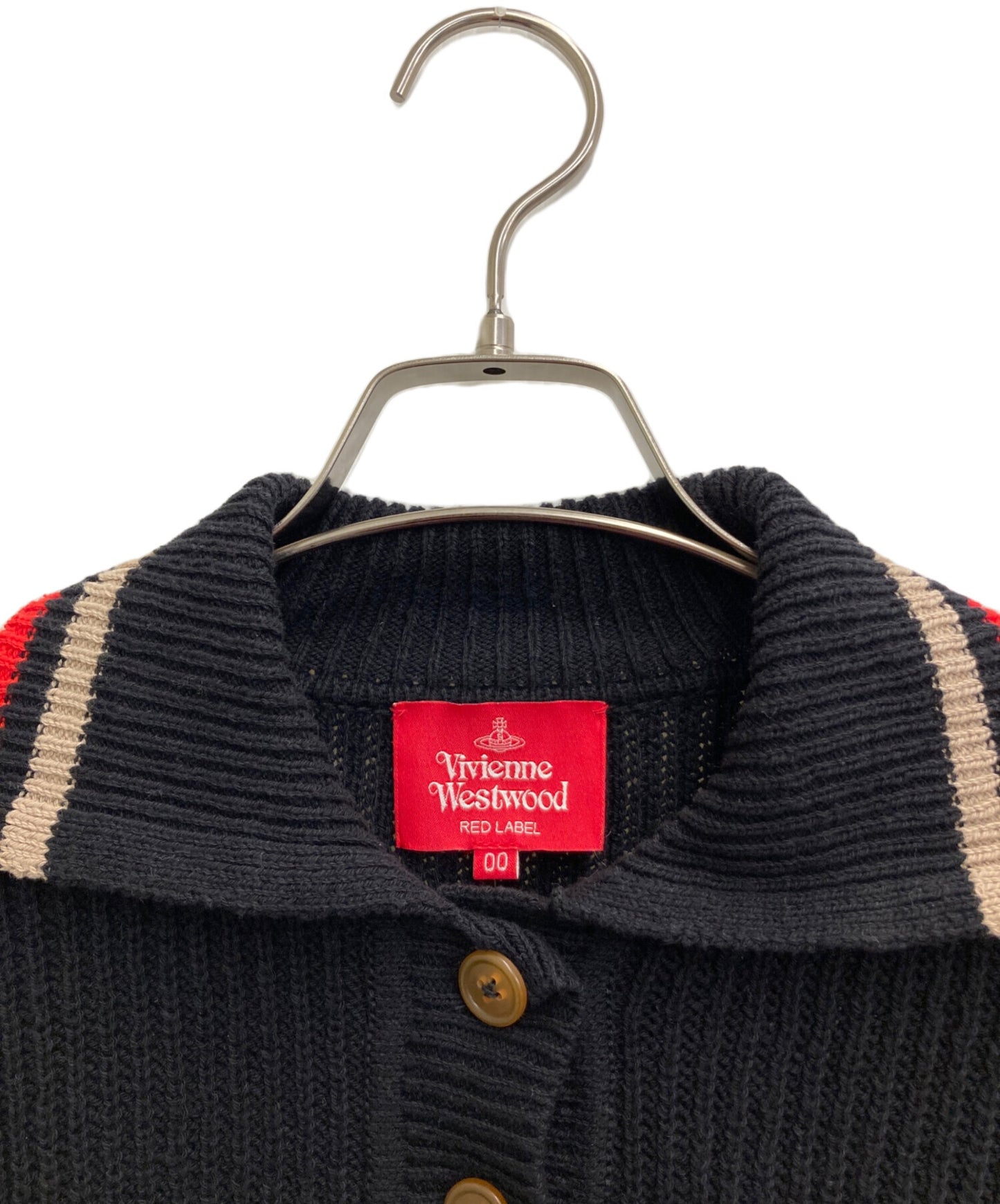 [Pre-owned] Vivienne Westwood RED LABEL Cotton ribbed knit polo top 16-12-132020