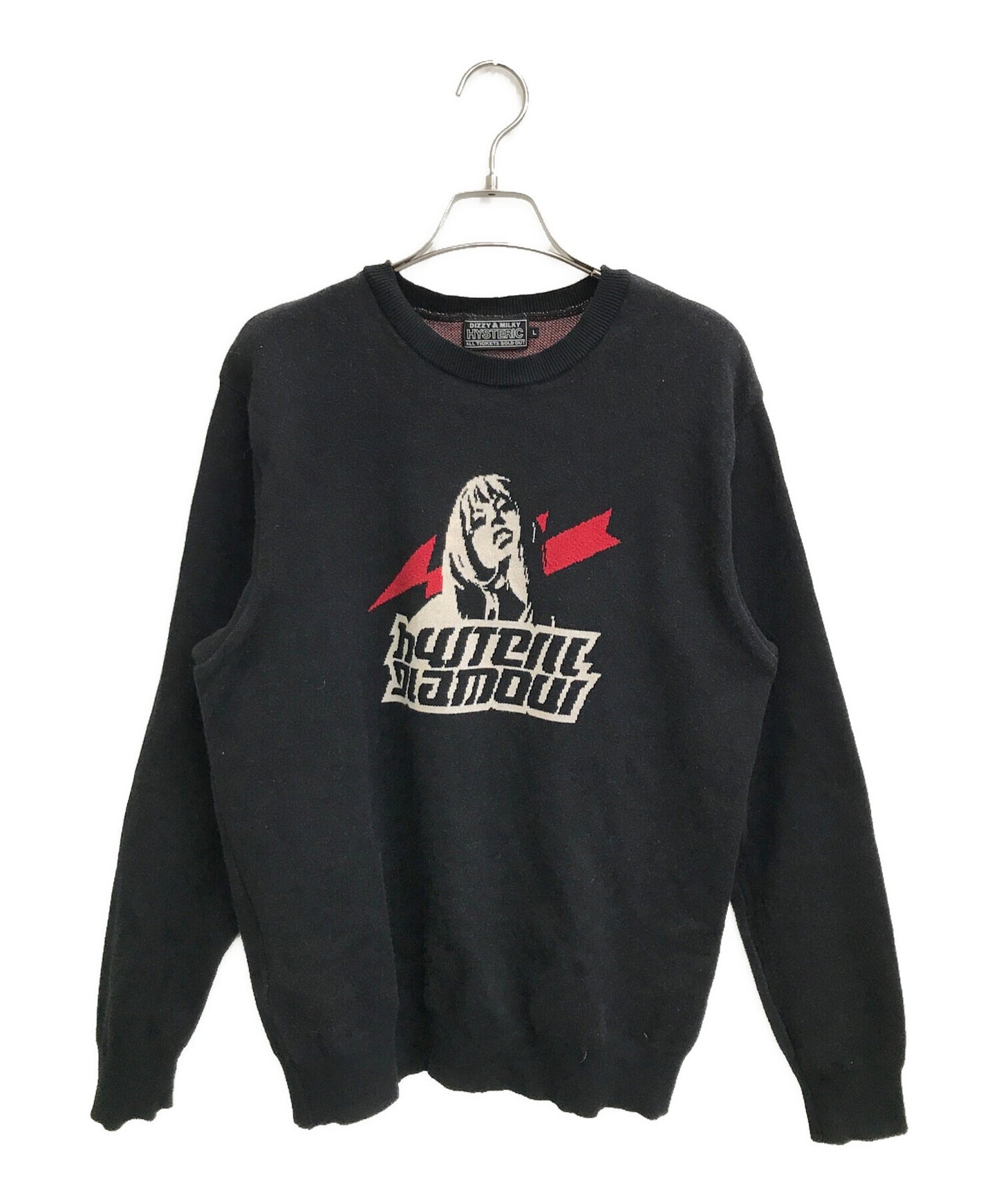 [Pre-owned] Hysteric Glamour AREA HG Jacquart Sweater 02243NS06