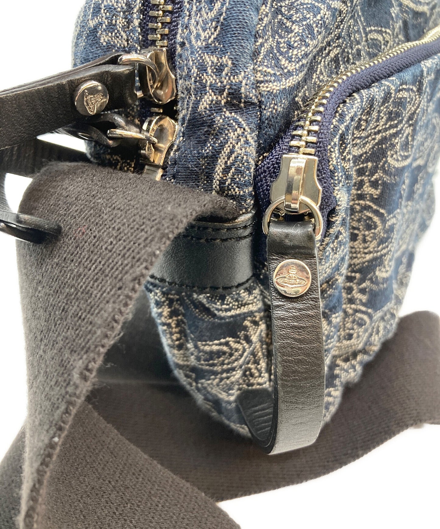 [Pre-owned] Vivienne Westwood ORB Repeat Shoulder Bag