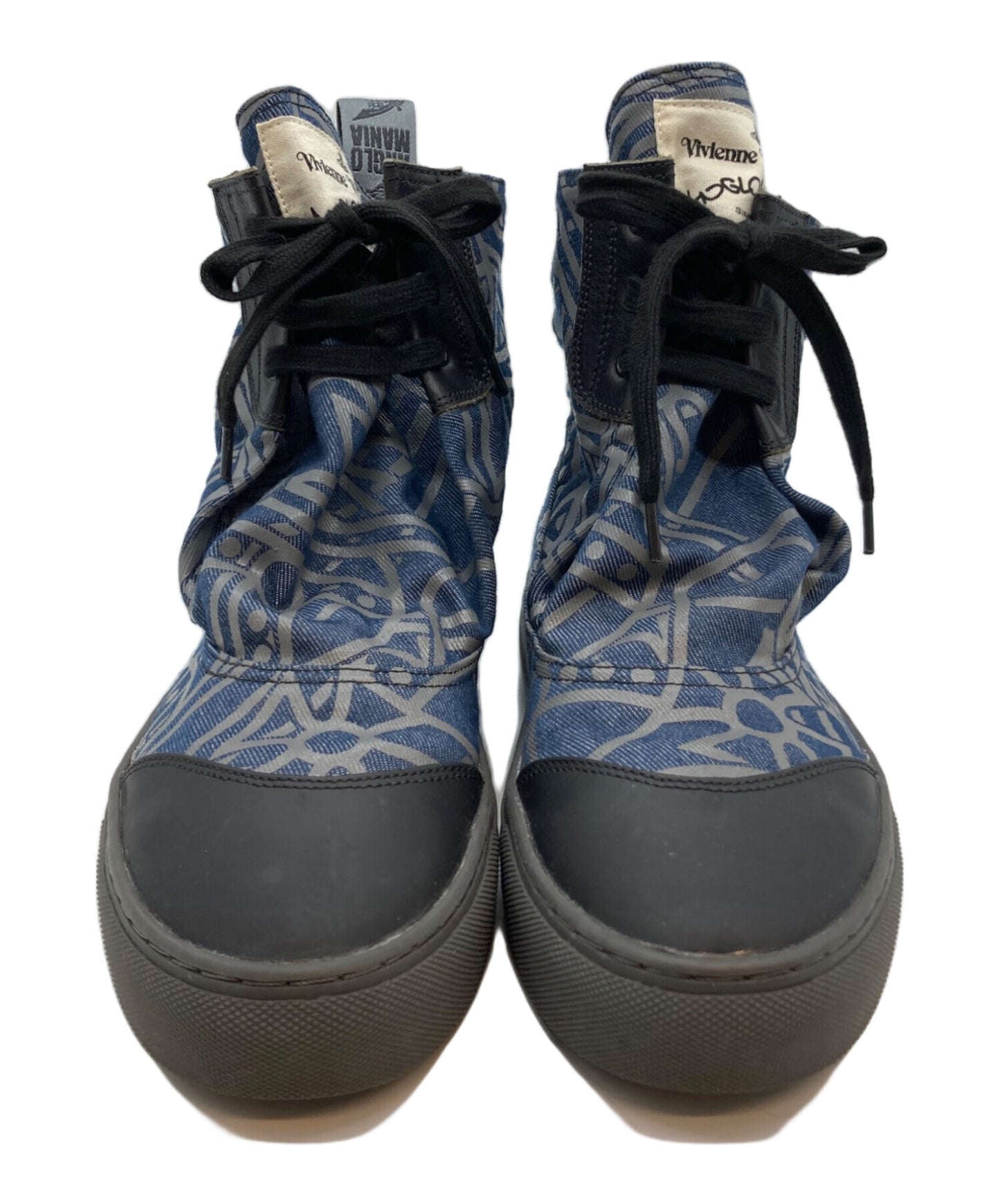 [Pre-owned] Vivienne Westwood ANGLOMANIA Advan Cutlass ORB High Cut Sneakers 15-02-982002