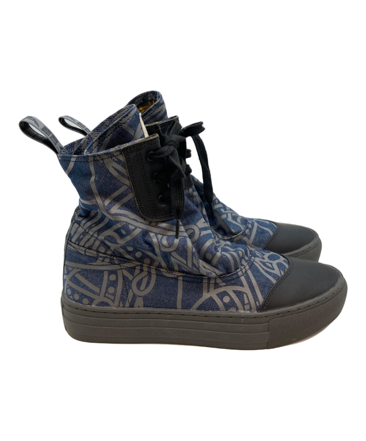[Pre-owned] Vivienne Westwood ANGLOMANIA Advan Cutlass ORB High Cut Sneakers 15-02-982002