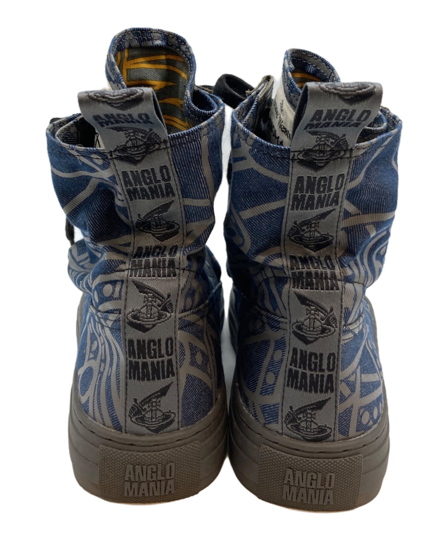 [Pre-owned] Vivienne Westwood ANGLOMANIA Advan Cutlass ORB High Cut Sneakers 15-02-982002