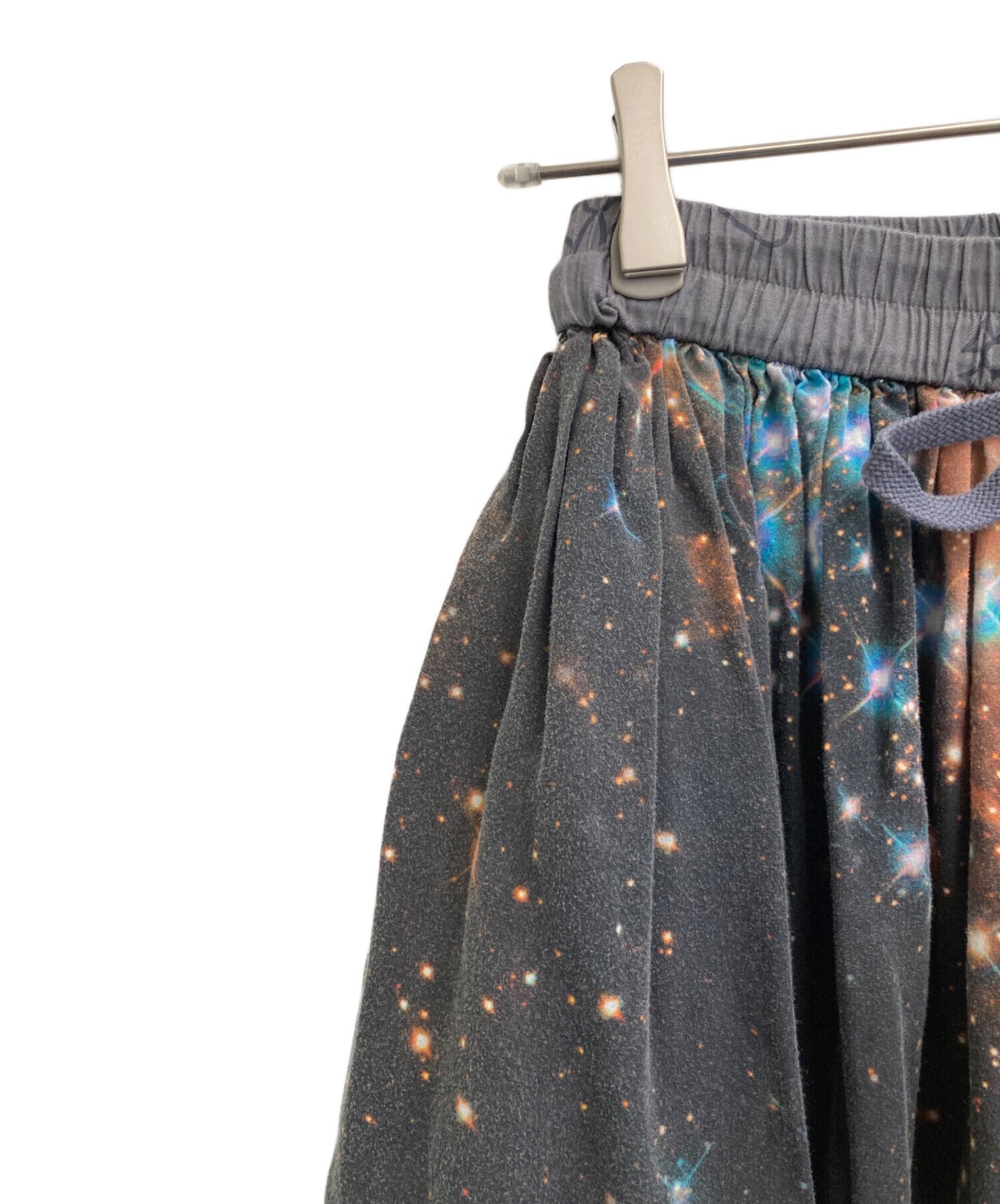 [Pre-owned] Vivienne Westwood RED LABEL GALAXY Print Gathered Long Skirt 16-12-221001