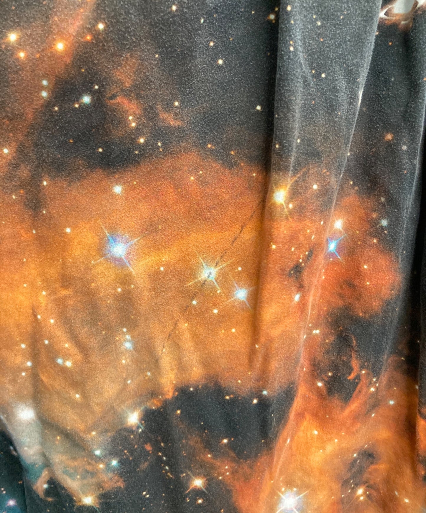 [Pre-owned] Vivienne Westwood RED LABEL GALAXY Print Gathered Long Skirt 16-12-221001