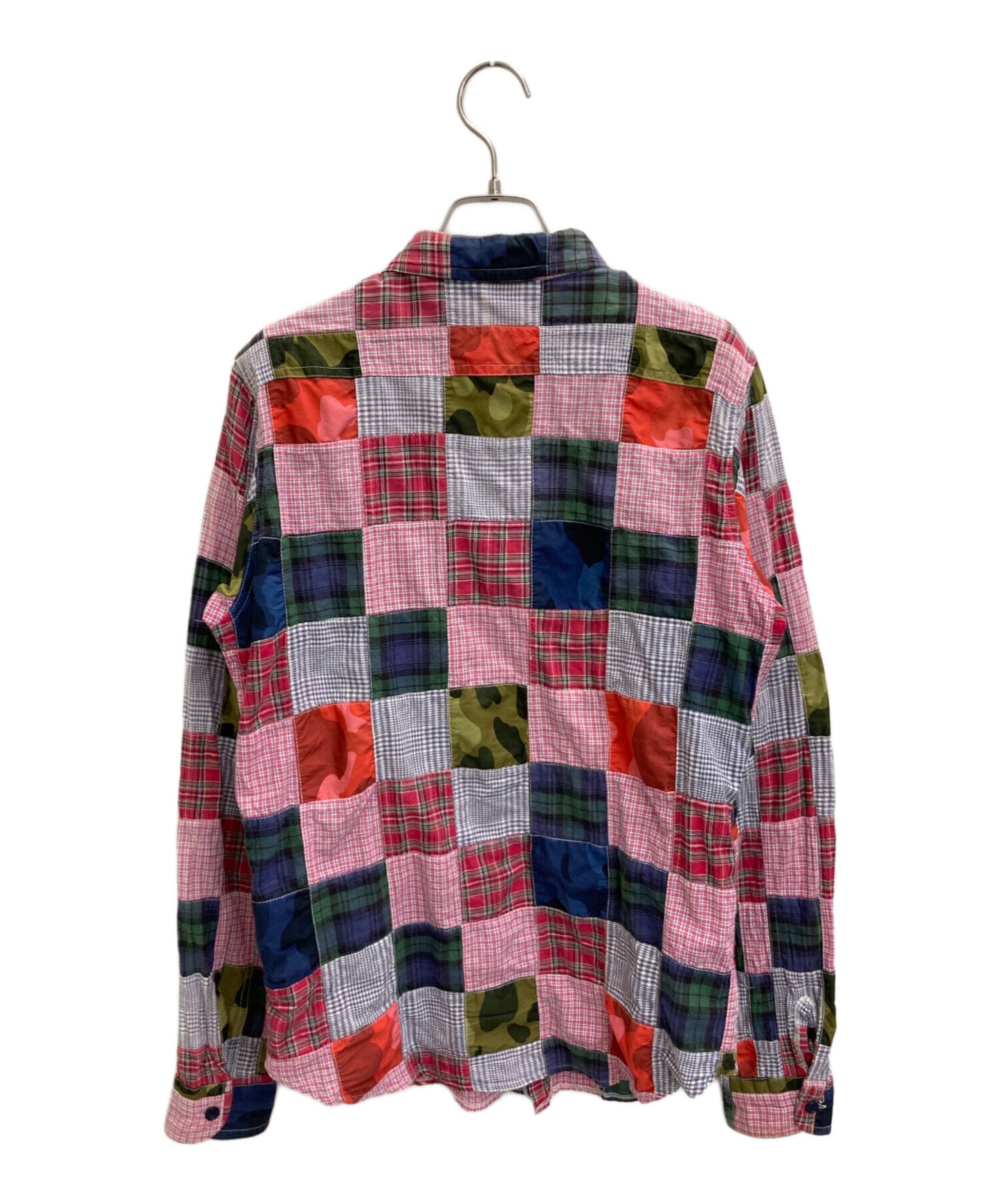 [Pre-owned] A BATHING APE patchwork shirt