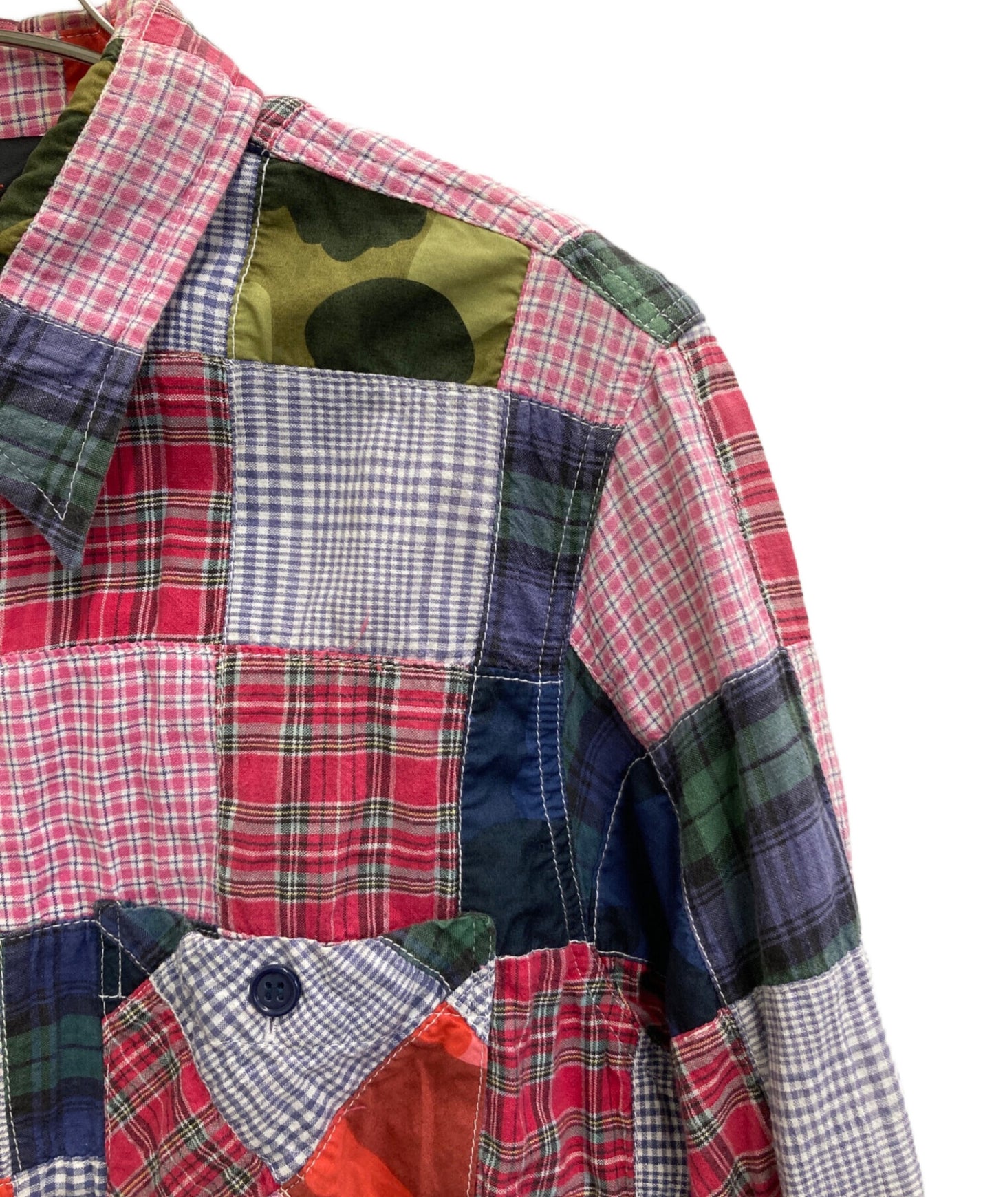 [Pre-owned] A BATHING APE patchwork shirt