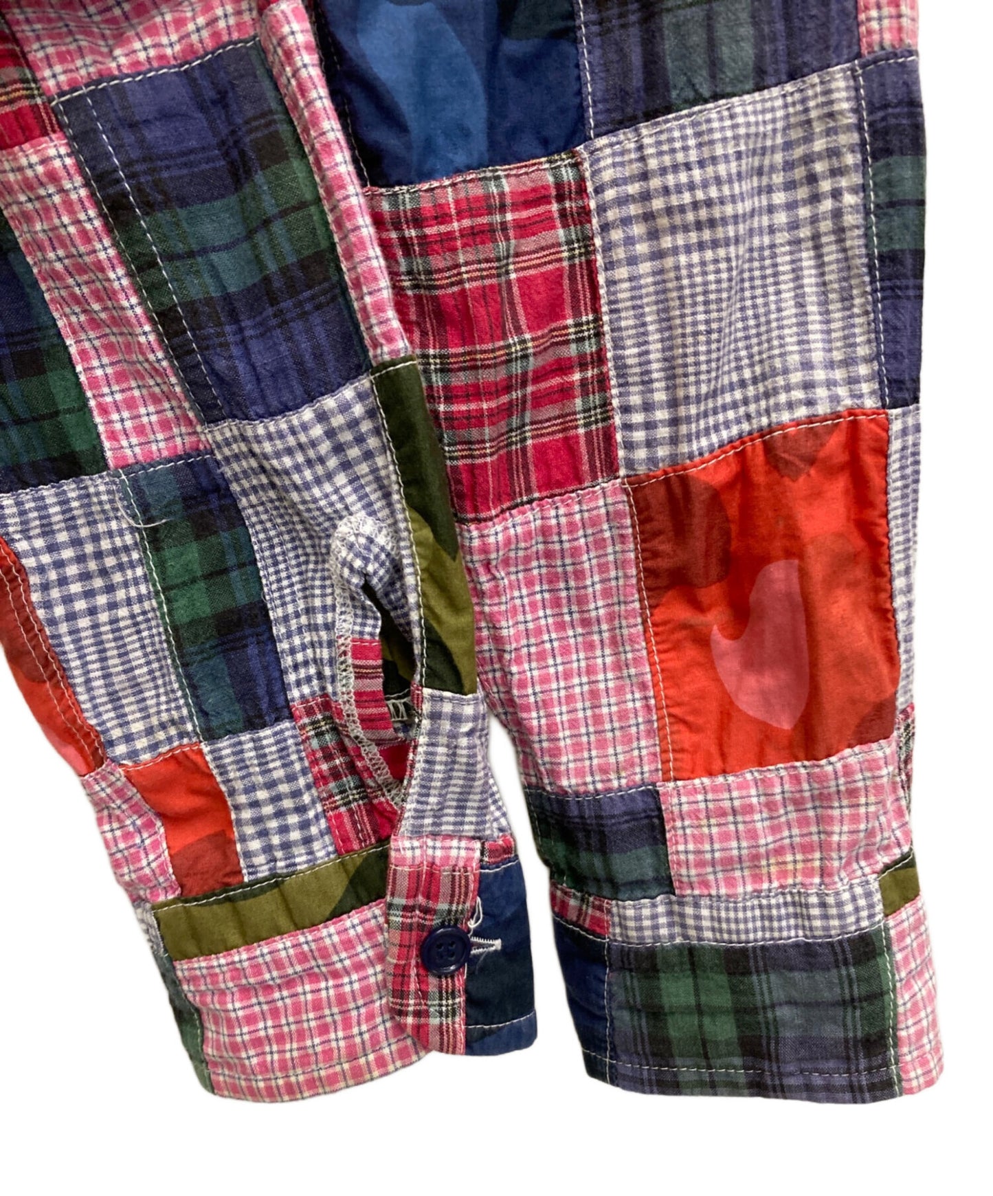 [Pre-owned] A BATHING APE patchwork shirt