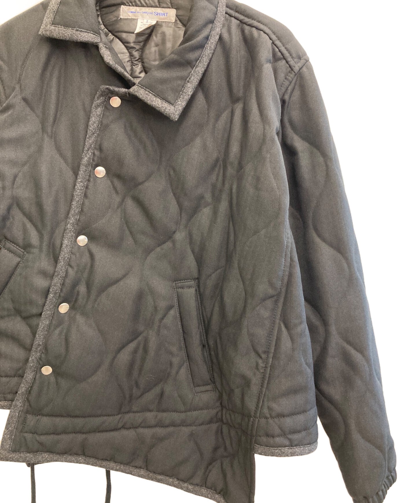 [Pre-owned] COMME des GARCONS SHIRT asymmetrical coach jacket FJ-J006