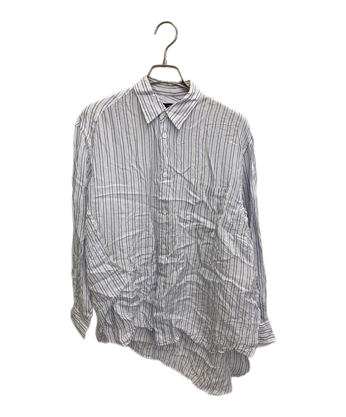 [Pre-owned] COMME des GARCONS HOMME PLUS Asymmetrical striped shirt PN-B004