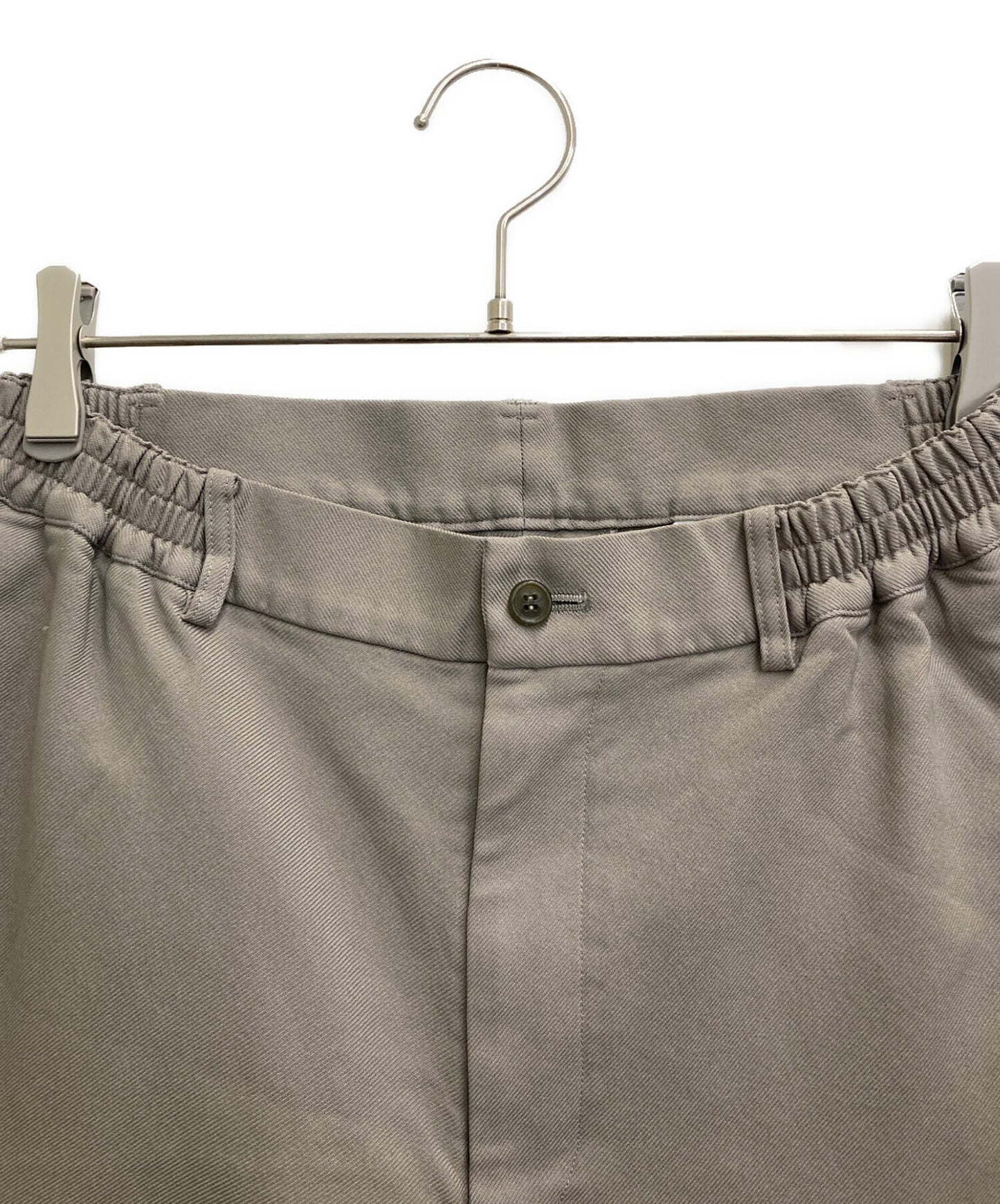 [Pre-owned] COMME des GARCONS HOMME DEUX Poly-crepe hem-zip pants DM-P050