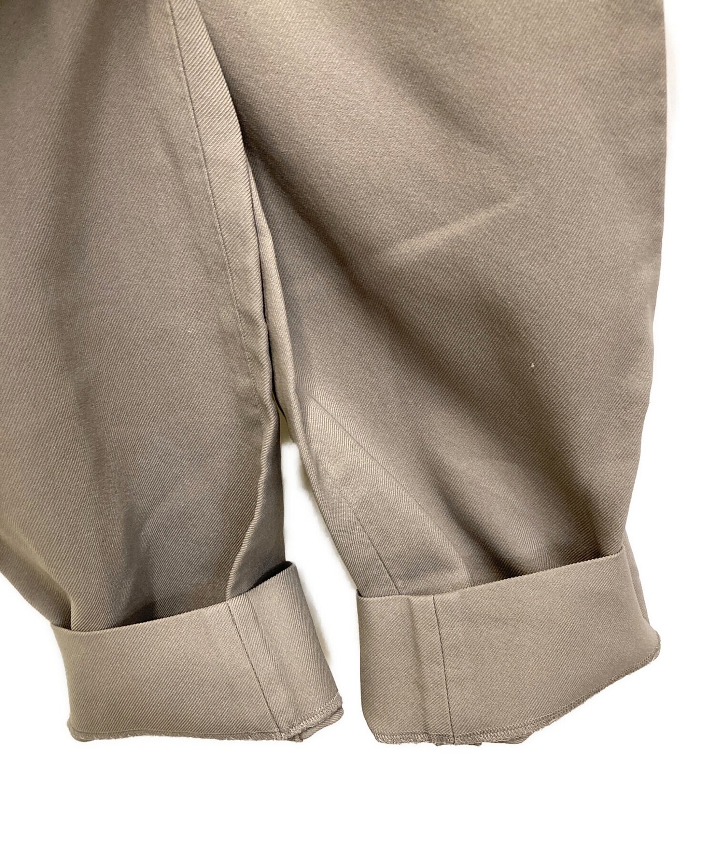 [Pre-owned] COMME des GARCONS HOMME DEUX Poly-crepe hem-zip pants DM-P050