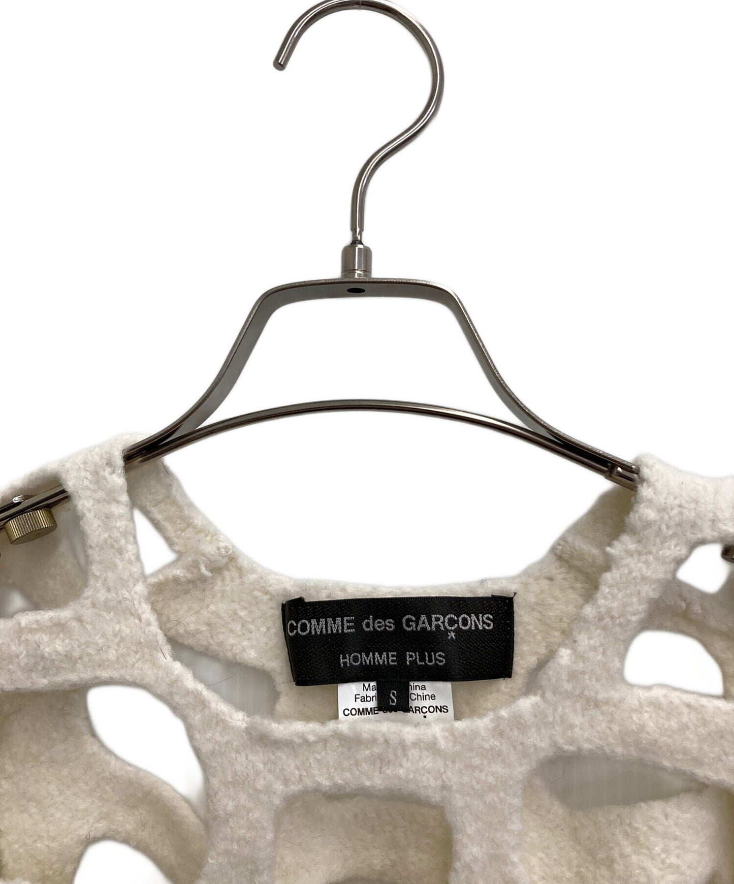 [Pre-owned] COMME des GARCONS HOMME PLUS Product Finish Lattice Sweater PN-N011