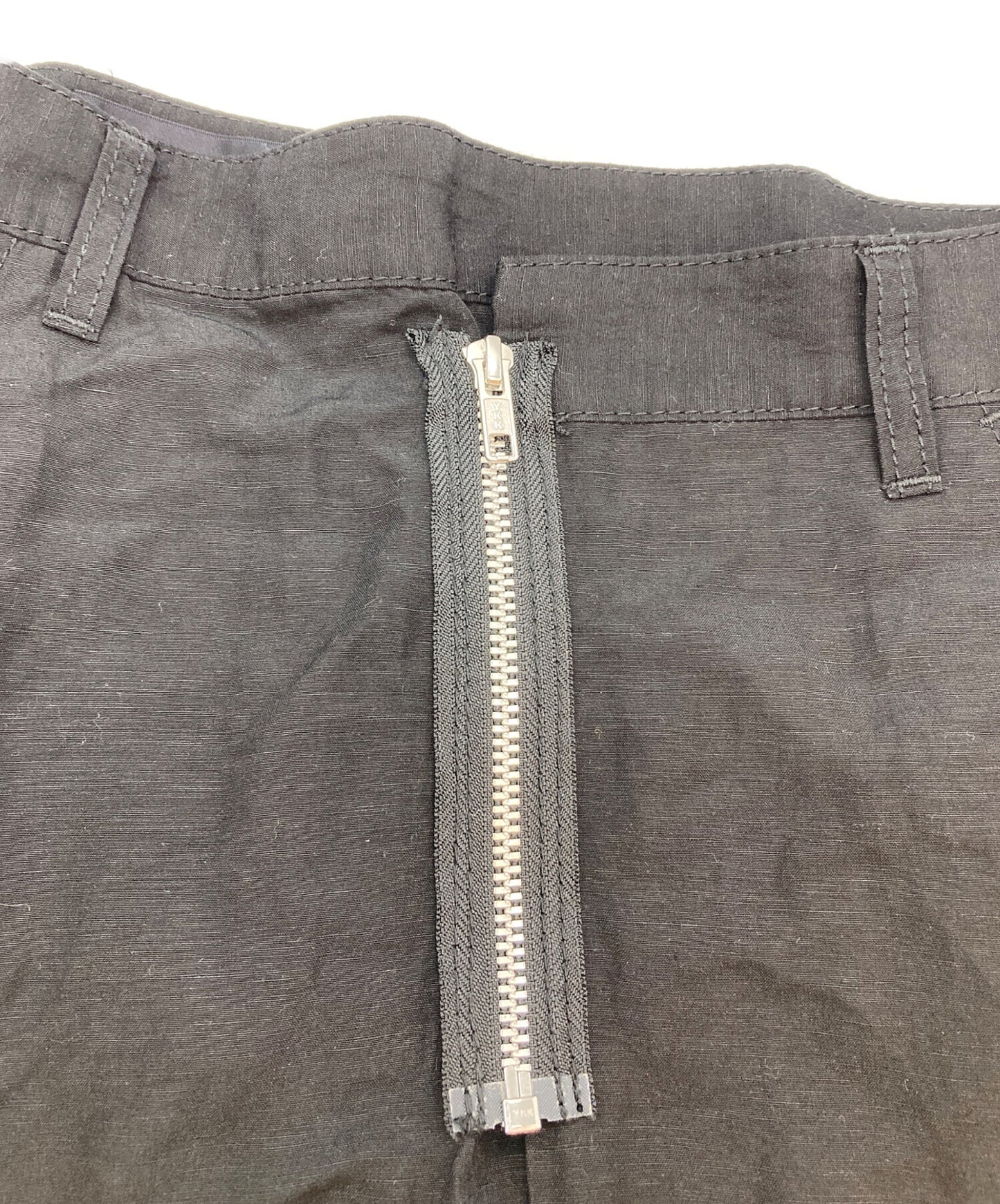 [Pre-owned] tricot COMME des GARCONS Wrap-style reconstructed rayon linen-blend skirt TK-S012