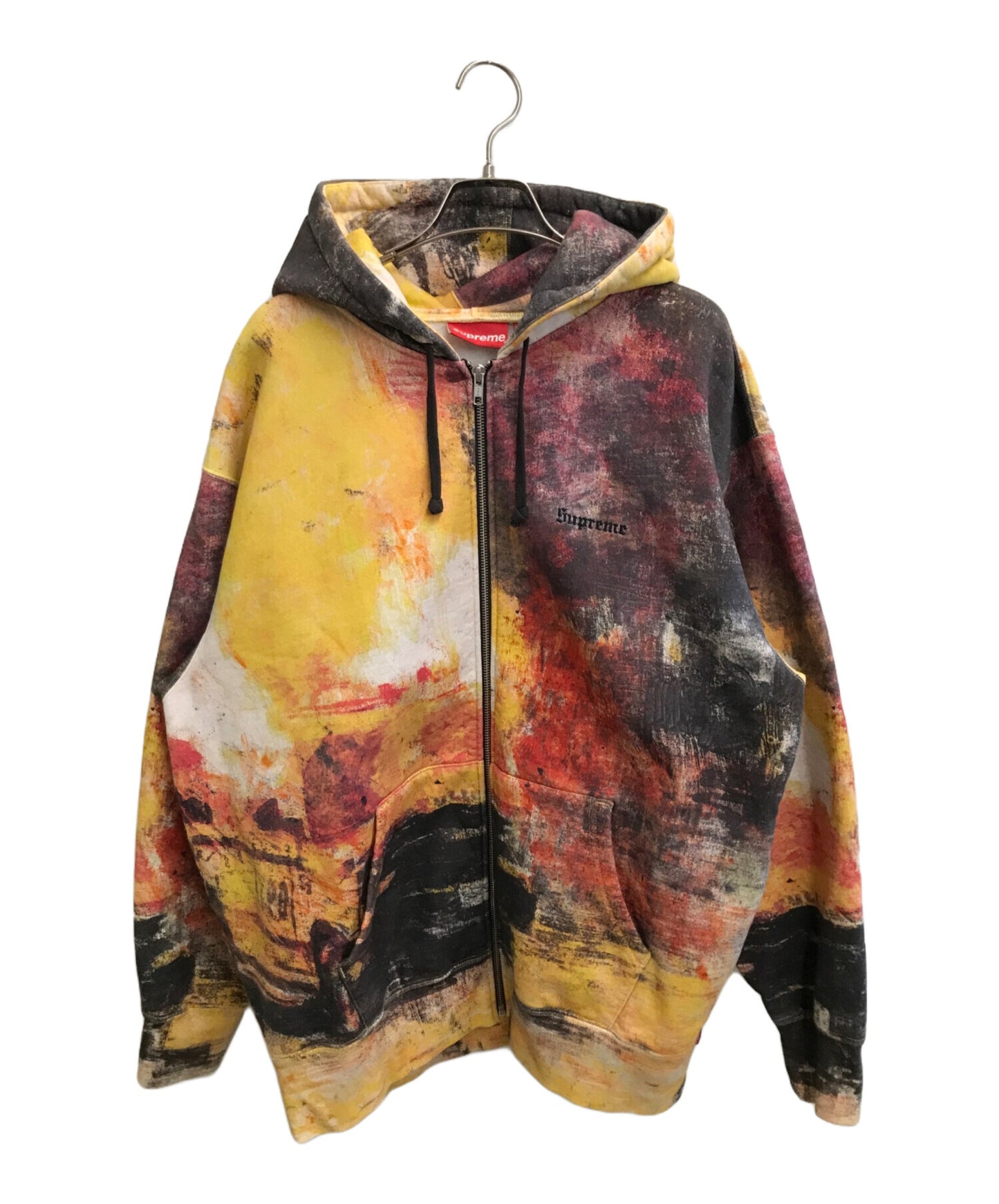 [Pre-owned] SUPREME Fire Zip Up Hooded Sweatshirt
