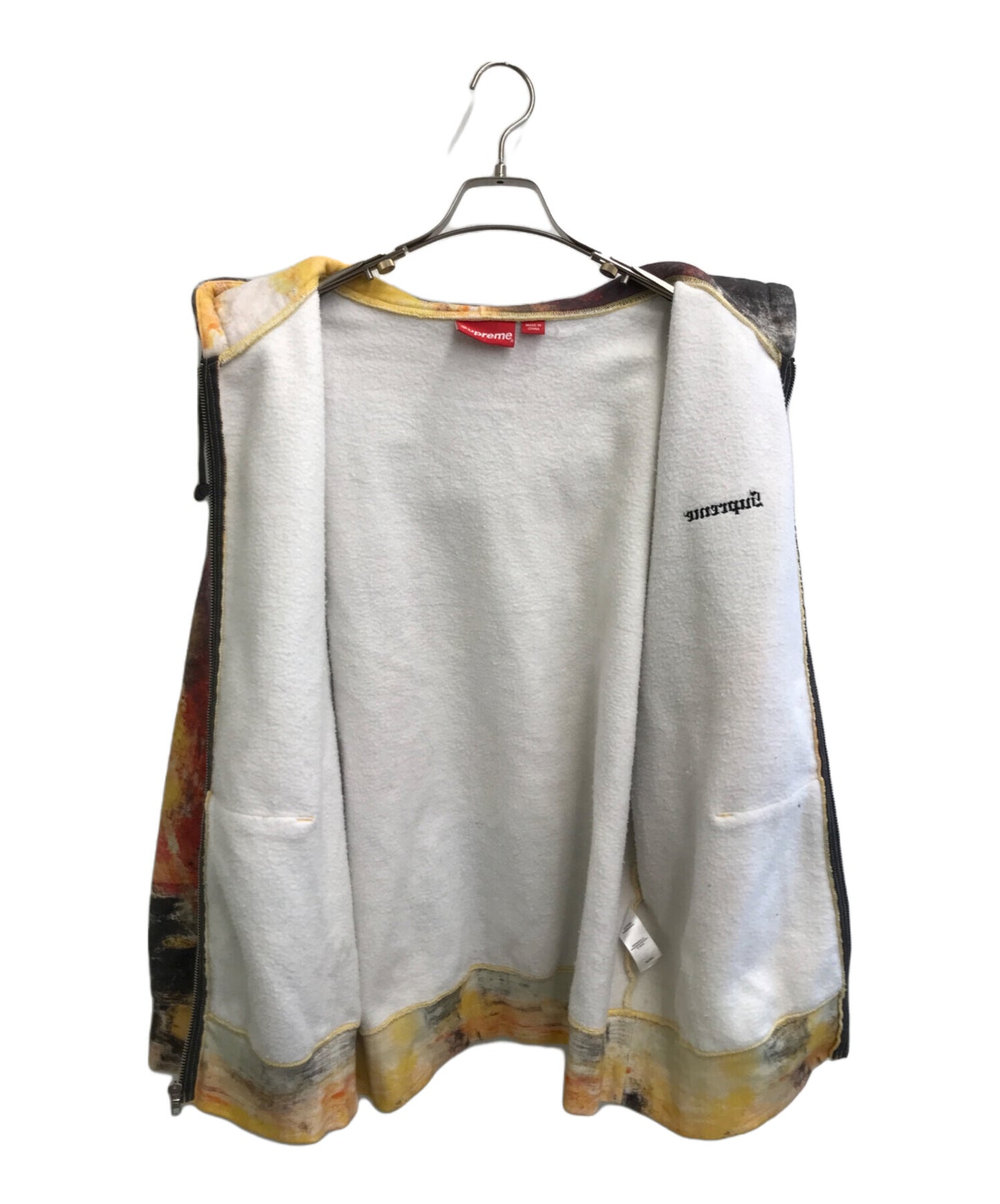 [Pre-owned] SUPREME Fire Zip Up Hooded Sweatshirt