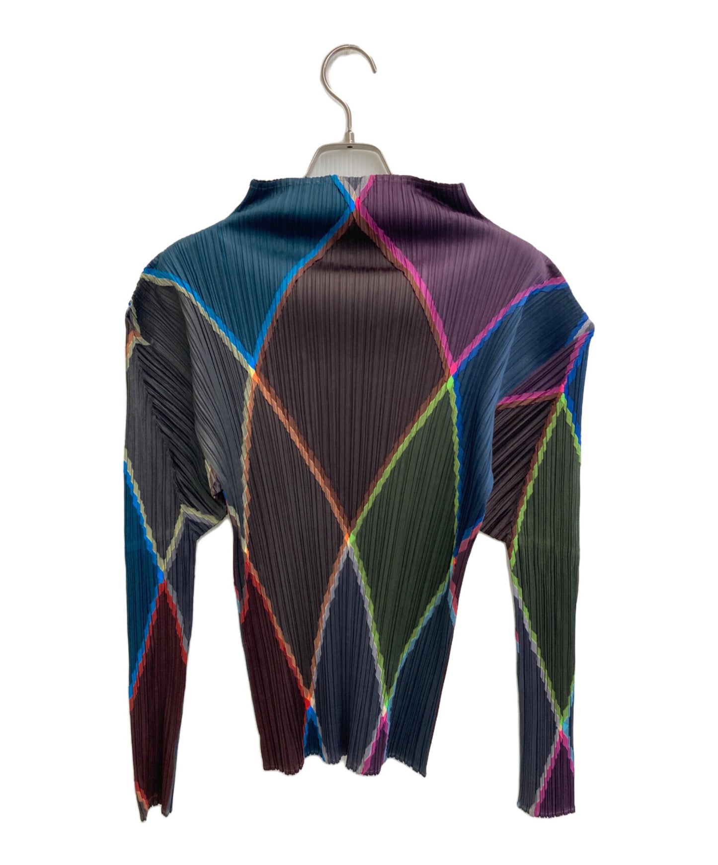 [Pre-owned] PLEATS PLEASE Diamond-patterned pleated cut and sewn PP64-JK125