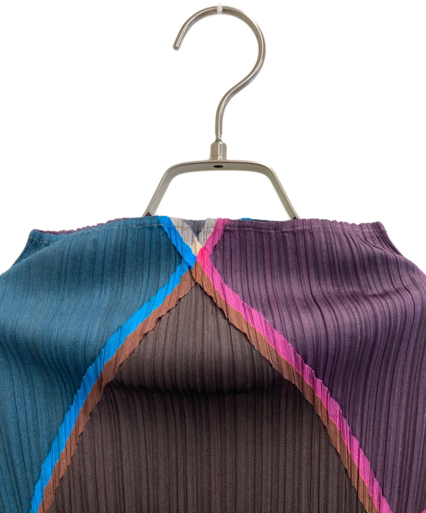 [Pre-owned] PLEATS PLEASE Diamond-patterned pleated cut and sewn PP64-JK125