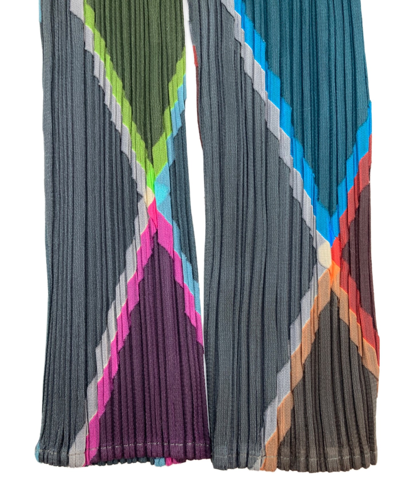 [Pre-owned] PLEATS PLEASE Diamond-patterned pleated cut and sewn PP64-JK125