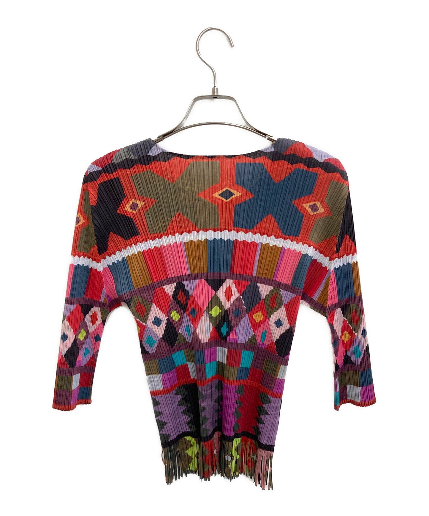 [Pre-owned] PLEATS PLEASE Geometric Pleated Cut and Sewn PP93-JK554