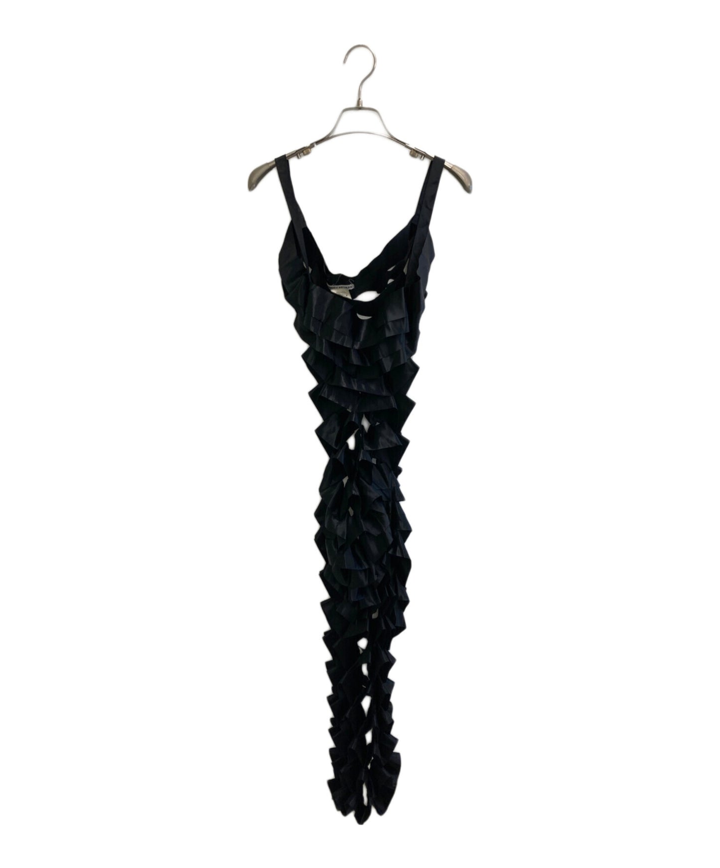 [Pre-owned] ISSEY MIYAKE Satin Ribbon Cage Dress aIM17-FH004