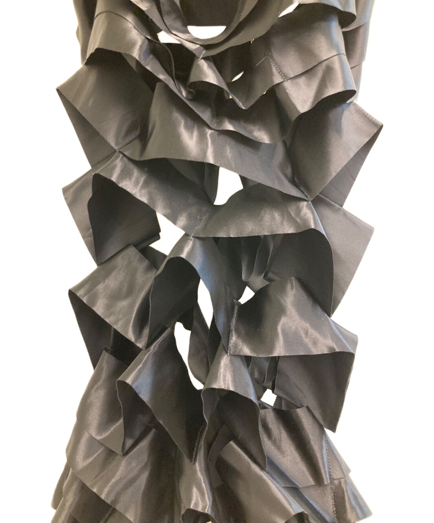 [Pre-owned] ISSEY MIYAKE Satin Ribbon Cage Dress aIM17-FH004