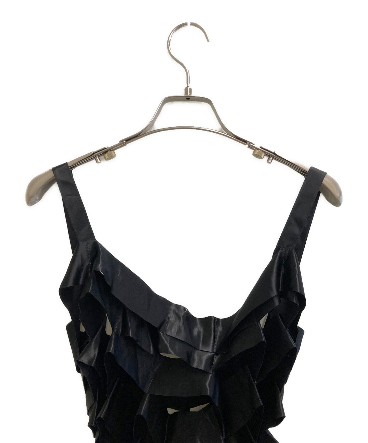 [Pre-owned] ISSEY MIYAKE Satin Ribbon Cage Dress aIM17-FH004