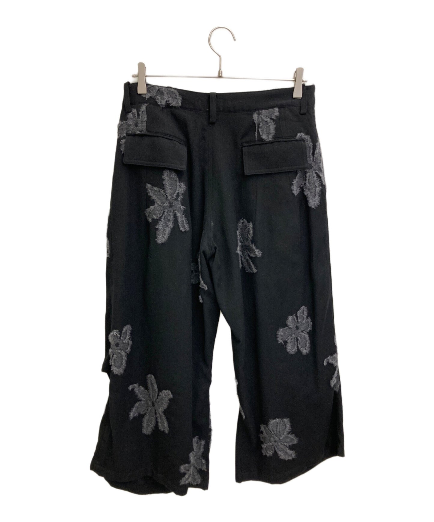 [Pre-owned] Y's Flower Needle Wool Pants YR-P44-144