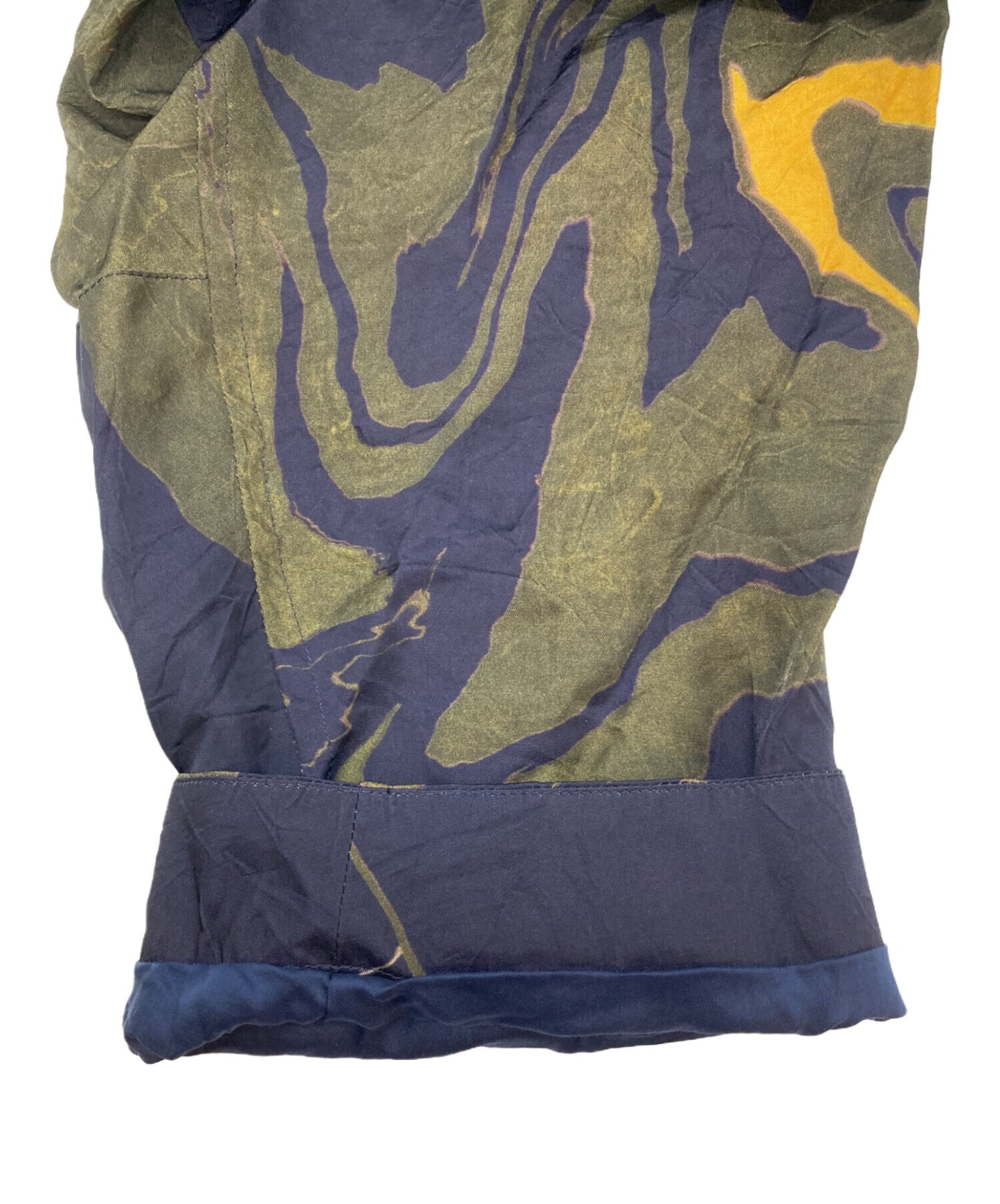 [Pre-owned] Y's Sumi-nagashi Dyed Marbled Pattern Mod Coat YN-C02-211