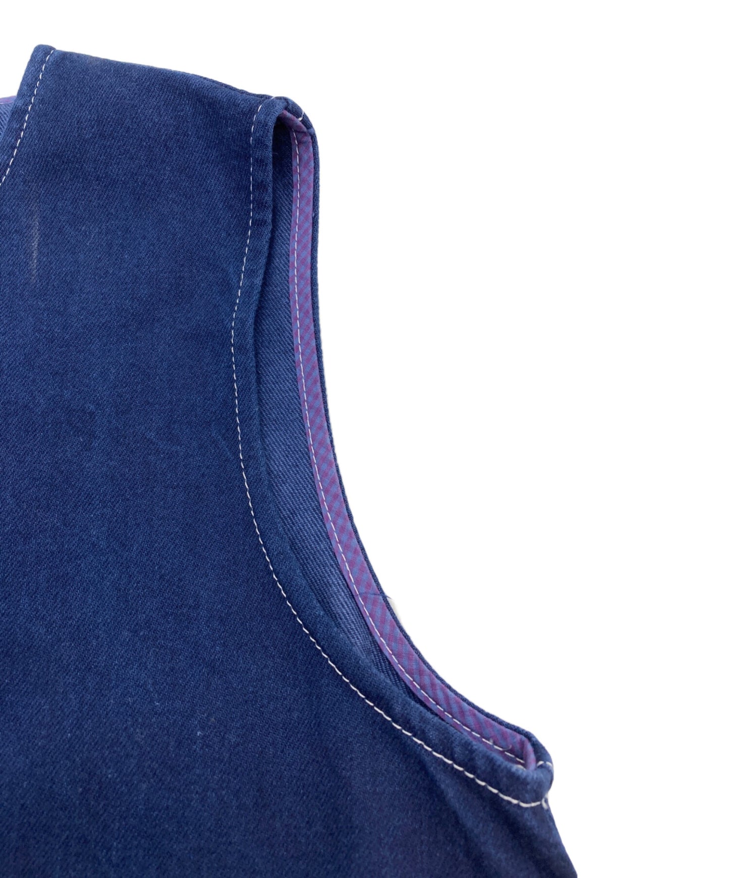 [Pre-owned] tricot COMME des GARCONS 18SS DENIM RAYON HYBRID FLARE DRESS TA-O011