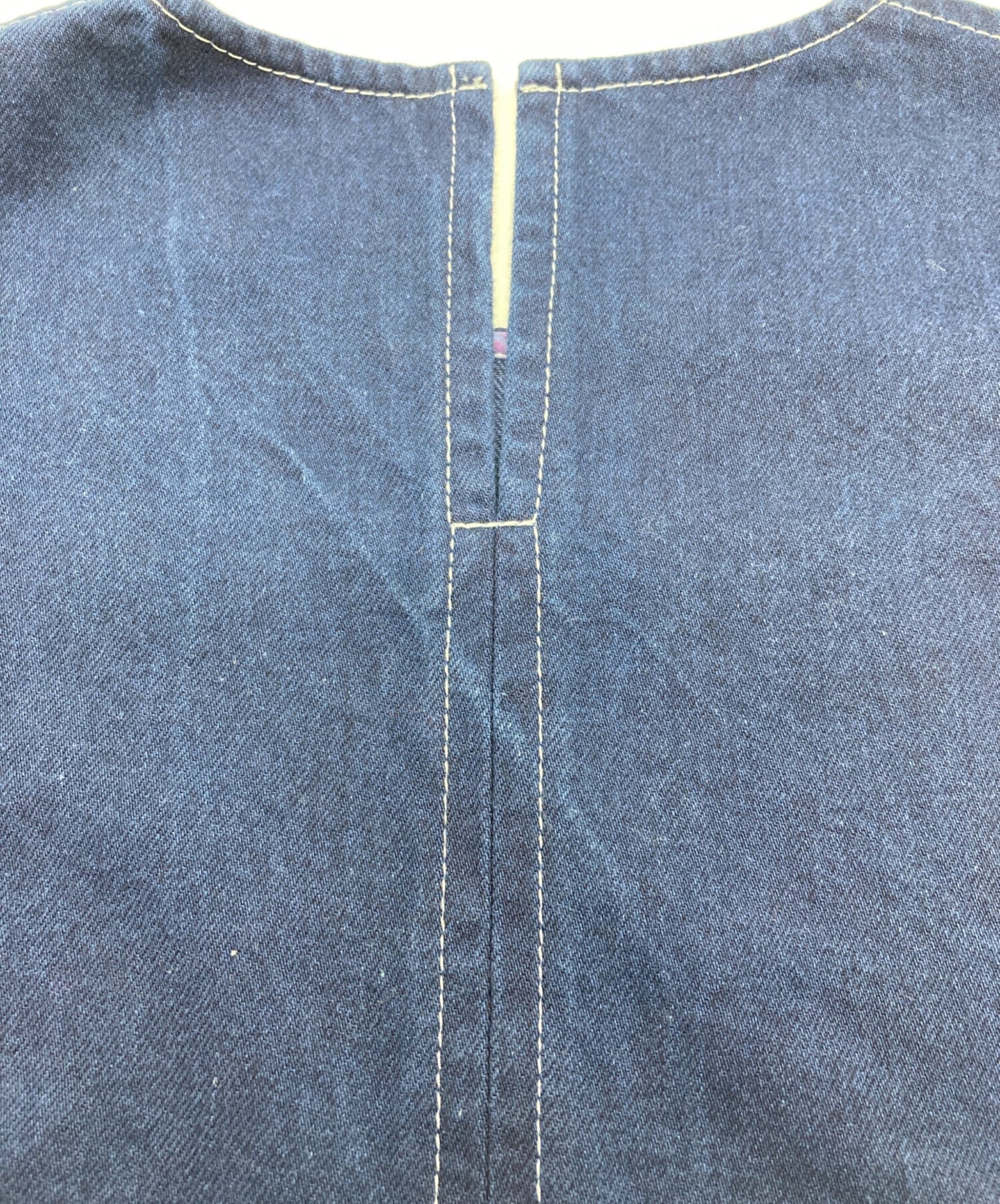 [Pre-owned] tricot COMME des GARCONS 18SS DENIM RAYON HYBRID FLARE DRESS TA-O011