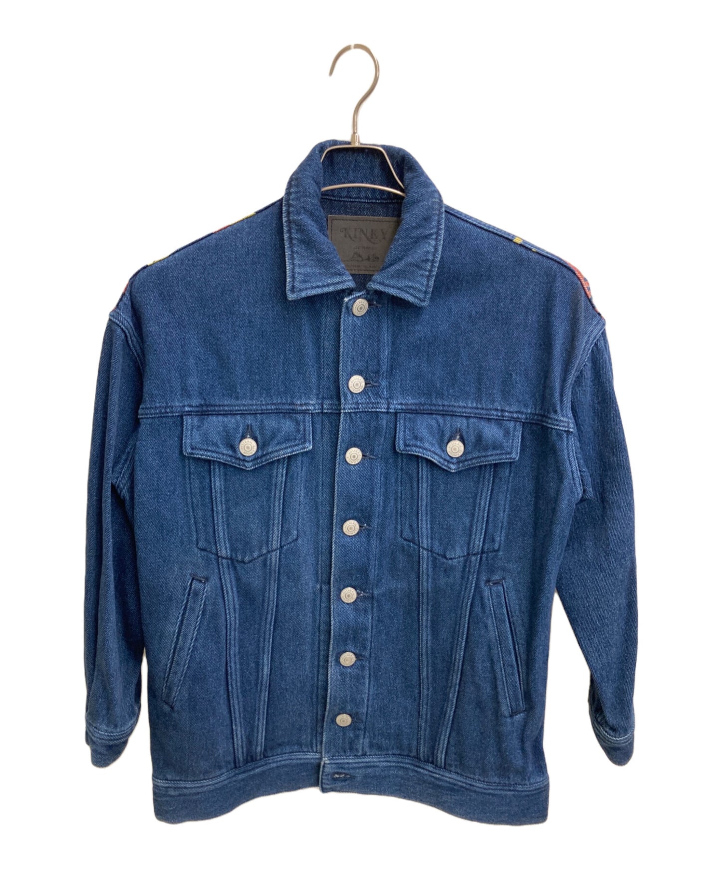 [Pre-owned] Hysteric Glamour POSTER SCRATCH Big G-jumpers/Denim Jacket 01193AB06