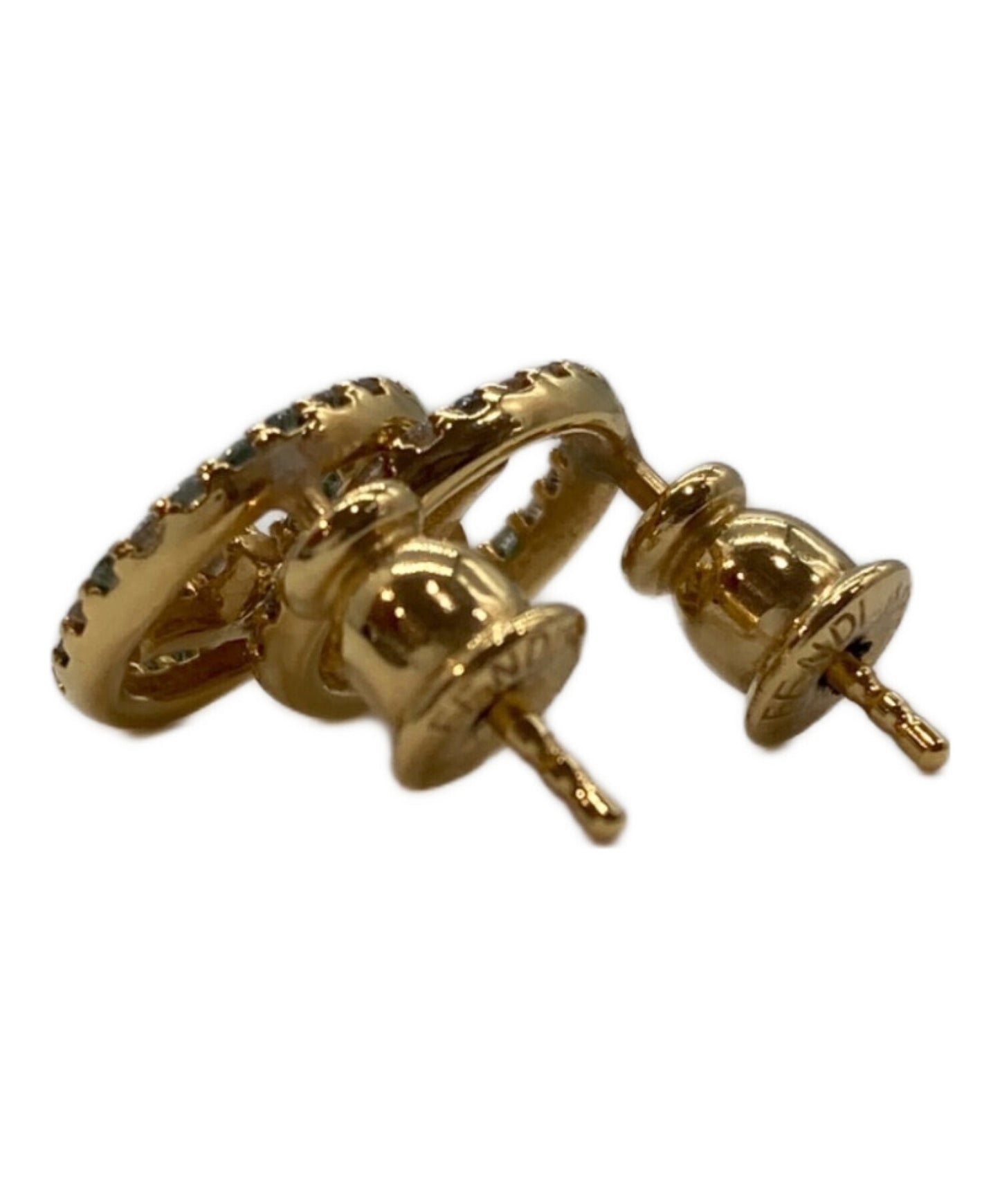 [Pre-owned] FENDI F is Fendi Pierced Earrings