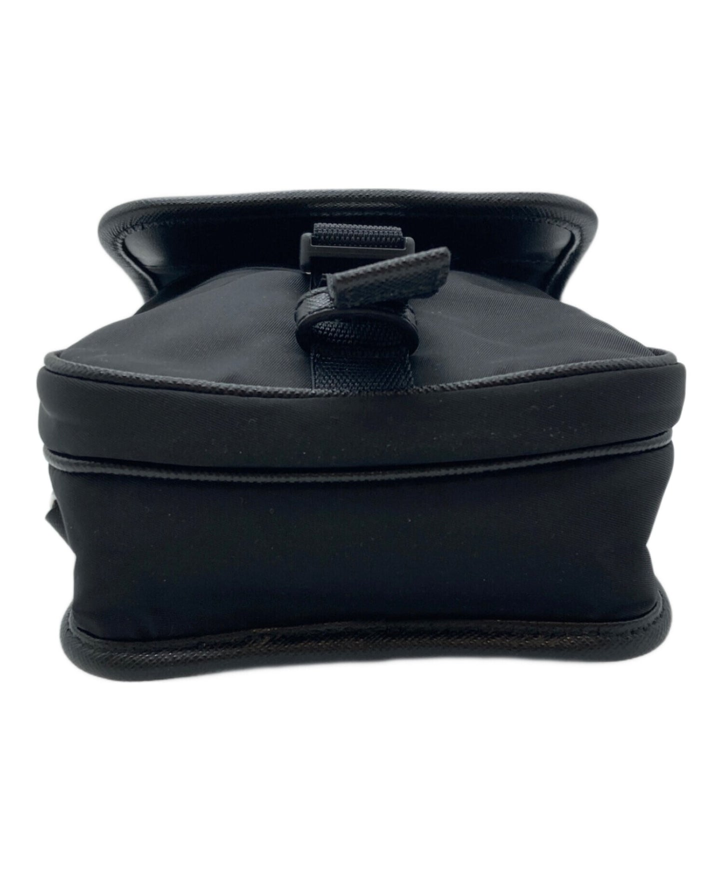 [Pre-owned] PRADA ReNylon+SAFFIANO mini shoulder bag 2VD043