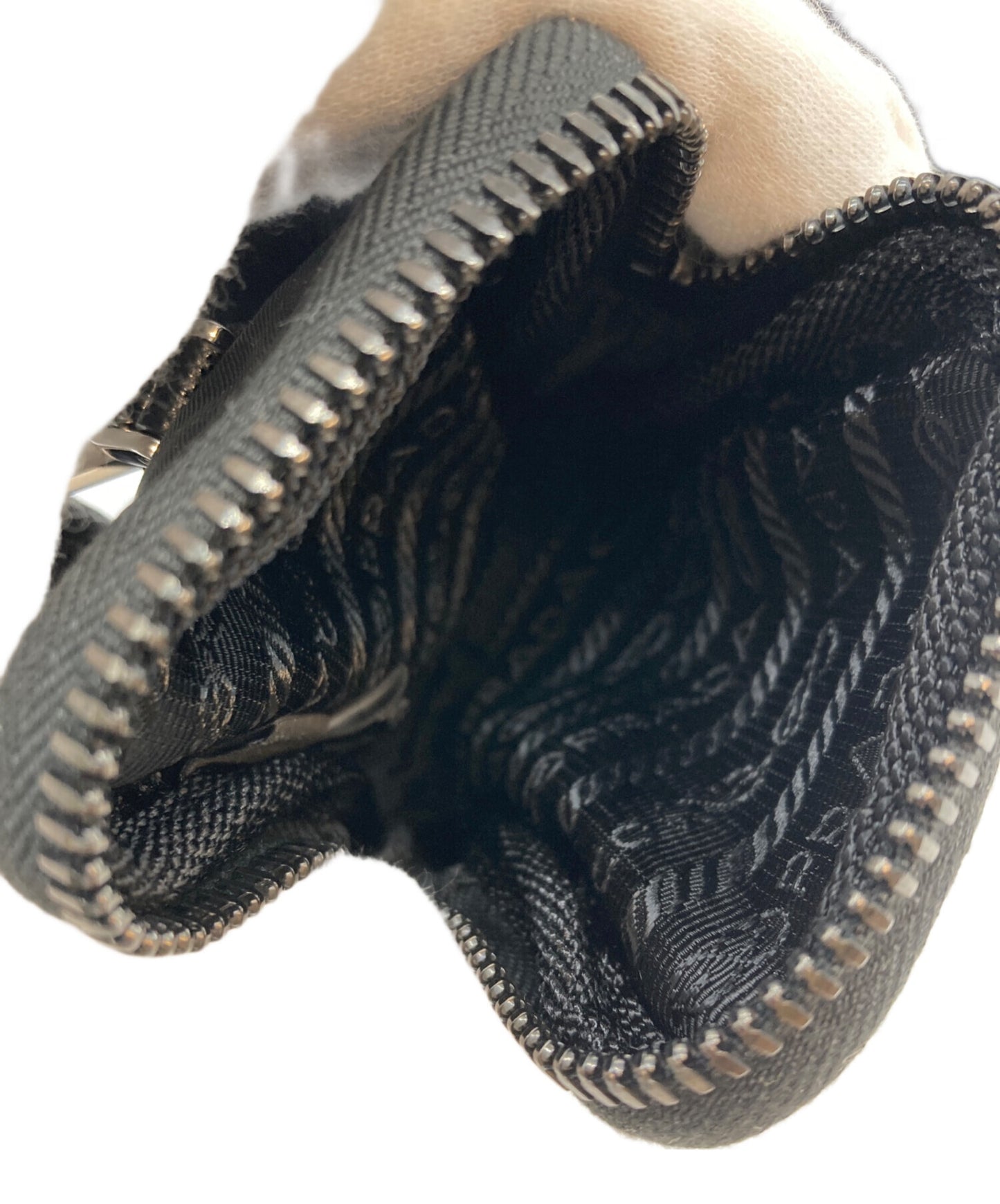 [Pre-owned] PRADA ReNylon+SAFFIANO mini shoulder bag 2VD043