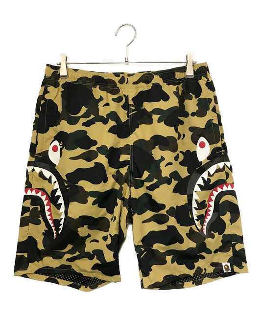 [Pre-owned] A BATHING APE Camo Side Shark Beach Shorts 001SPI301020M