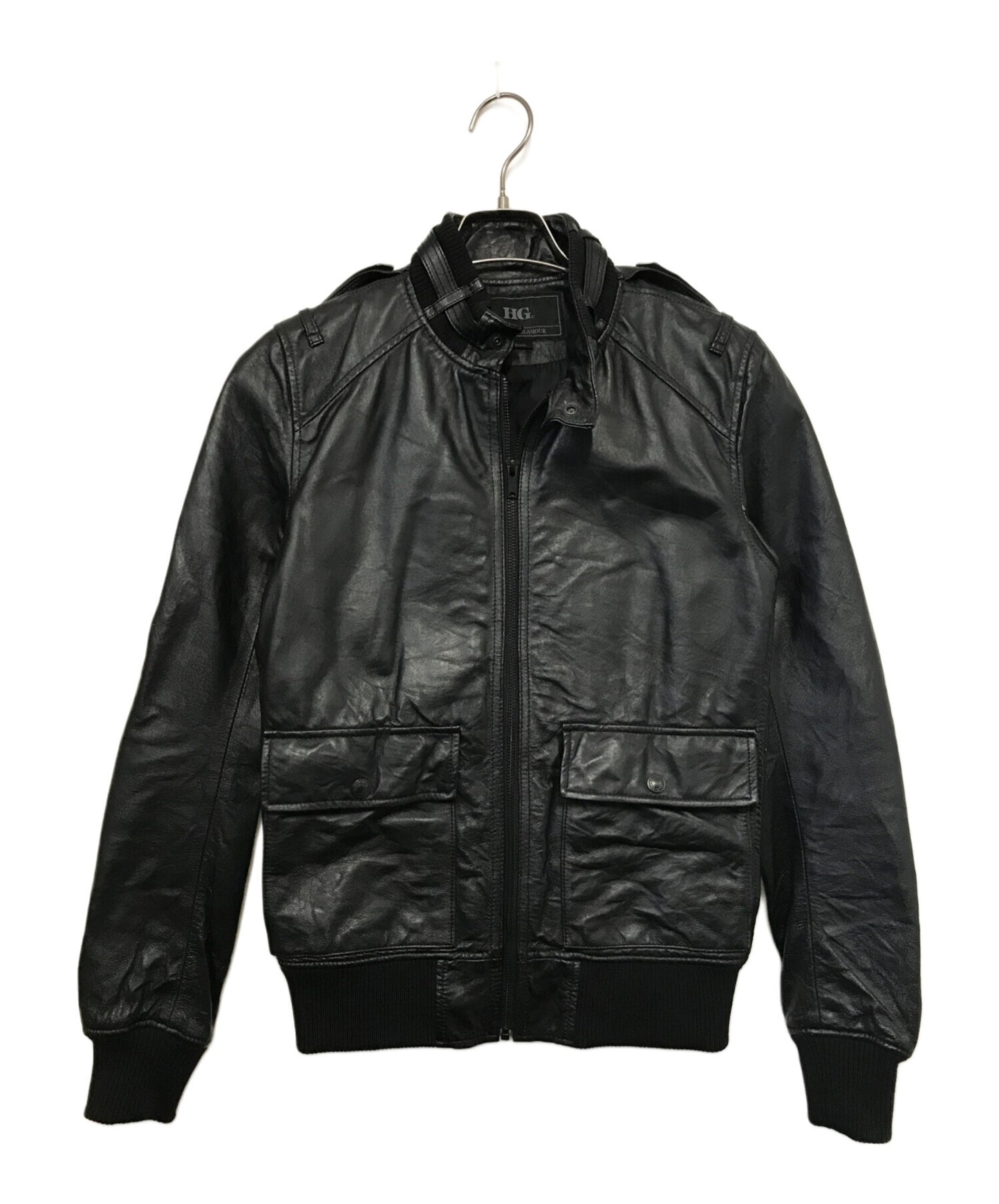 [Pre-owned] Hysteric Glamour leather jacket 4LB-1561