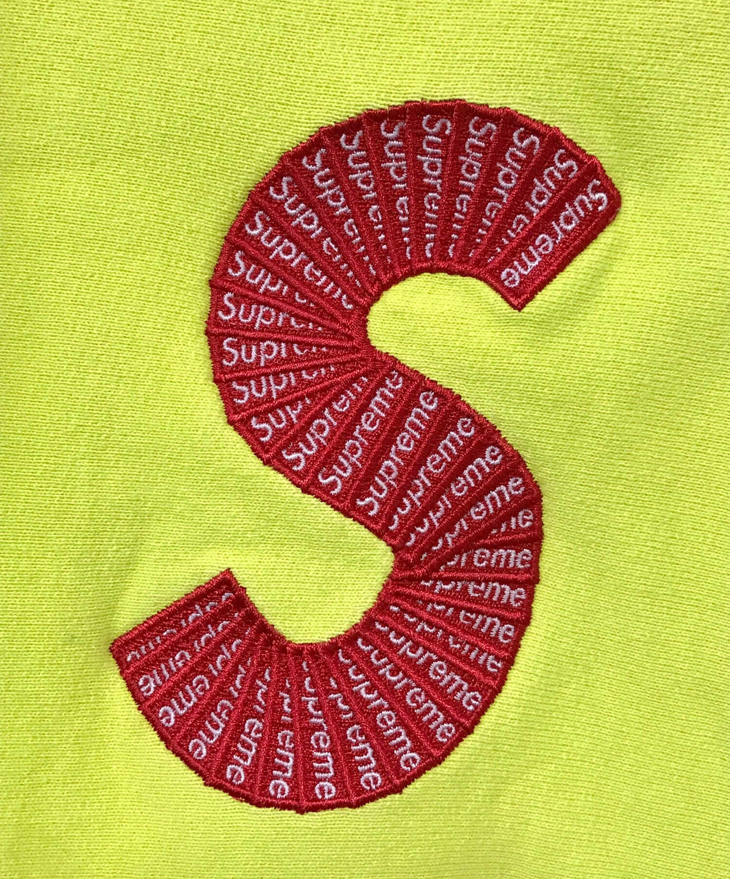 [Pre-owned] SUPREME S Logo Hooded Sweatshirt