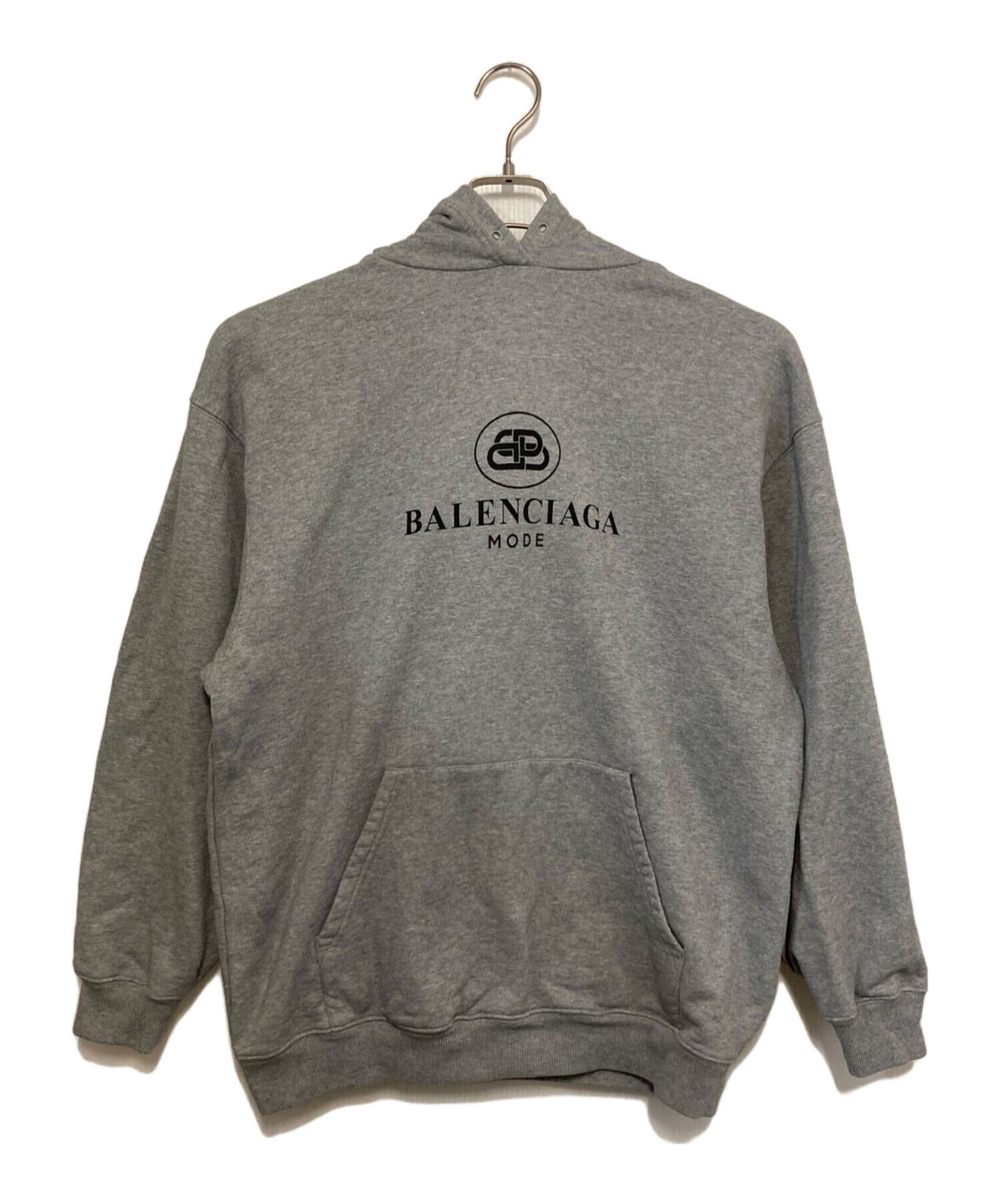 [Pre-owned] BALENCIAGA Logo Printed Hoodies TS56 570798 TFV75