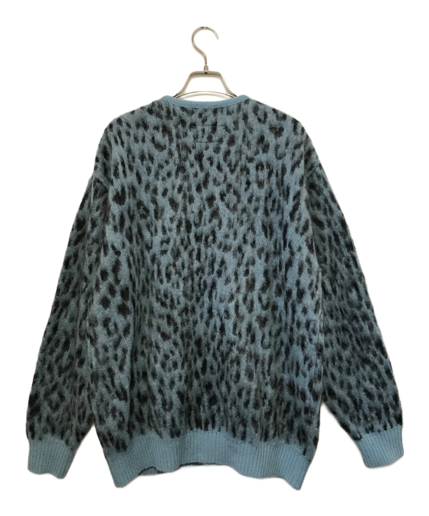 [Pre-owned] WACKO MARIA LEOPARD HEAVY MOHAIR CARDIGAN
