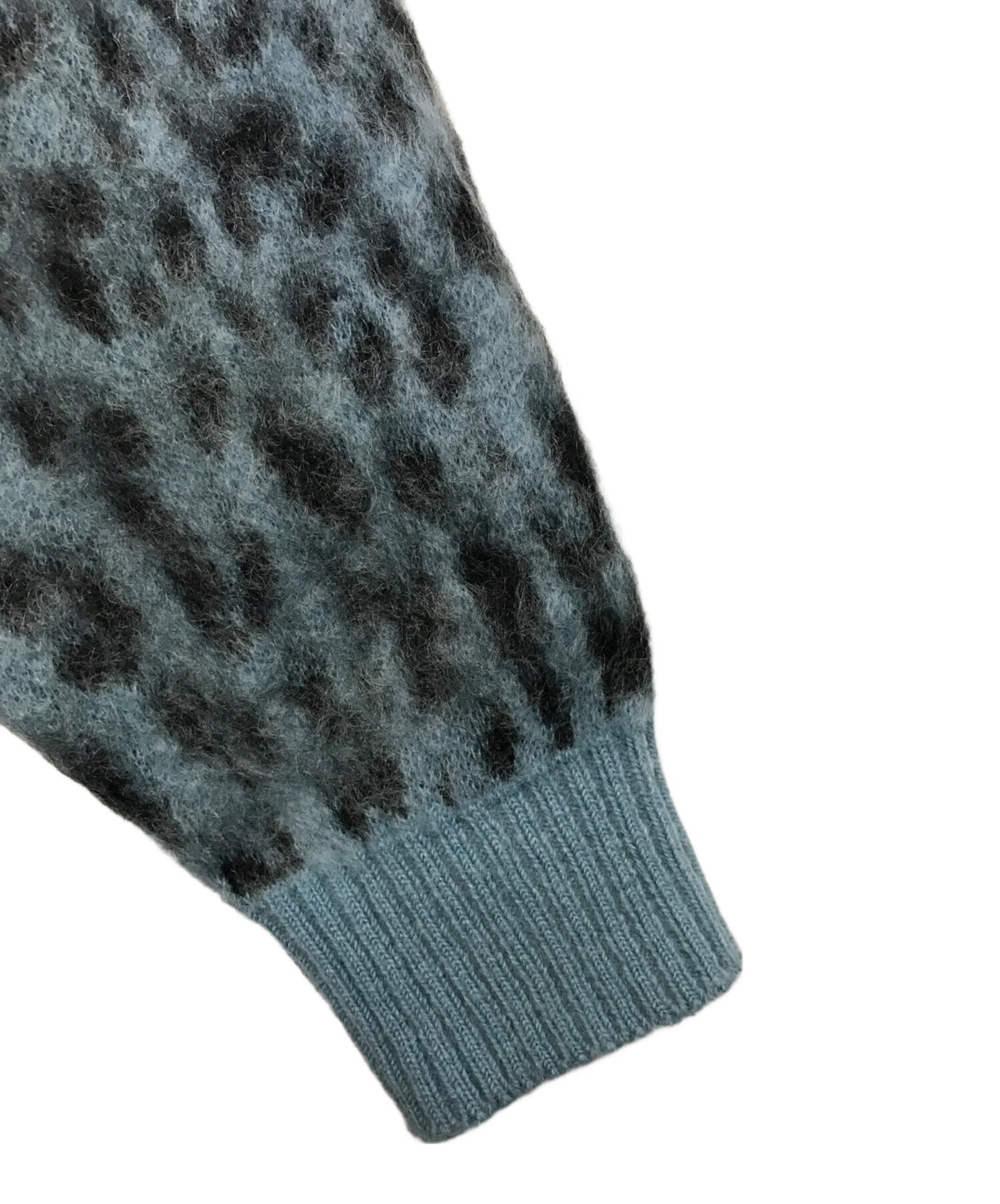 [Pre-owned] WACKO MARIA LEOPARD HEAVY MOHAIR CARDIGAN