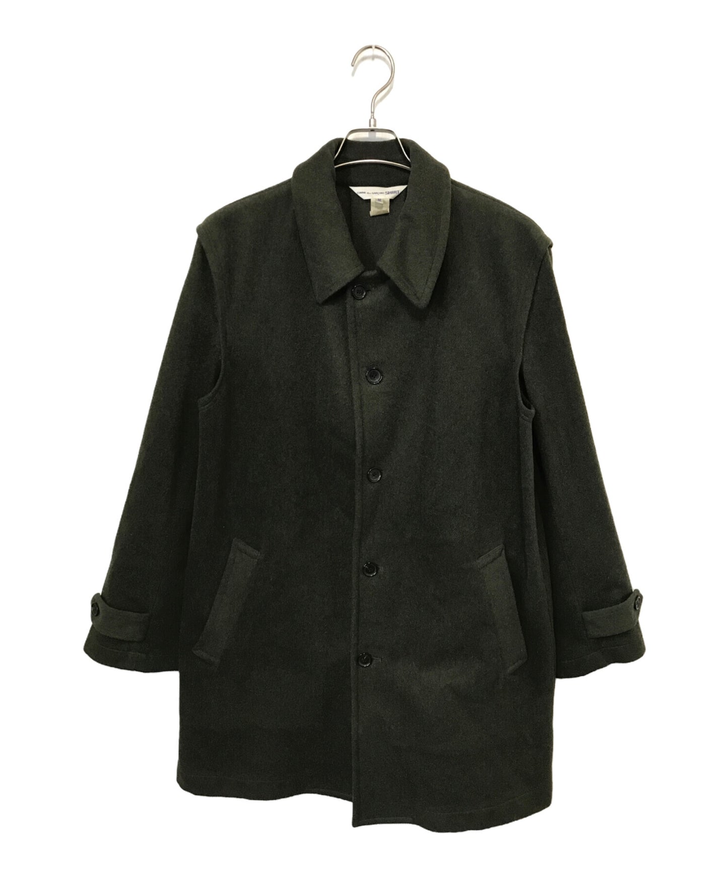 [Pre-owned] COMME des GARCONS SHIRT Armhole Slit Stencil Collar Coat W14081